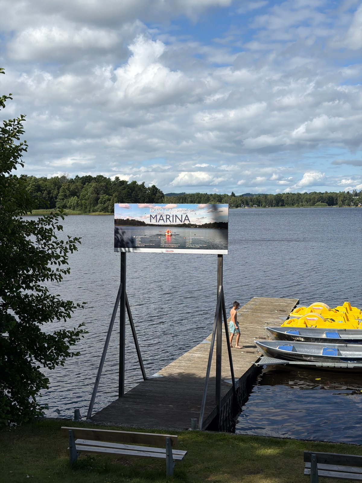 Lakeside swimming and live music on a Swedish summer afternoon