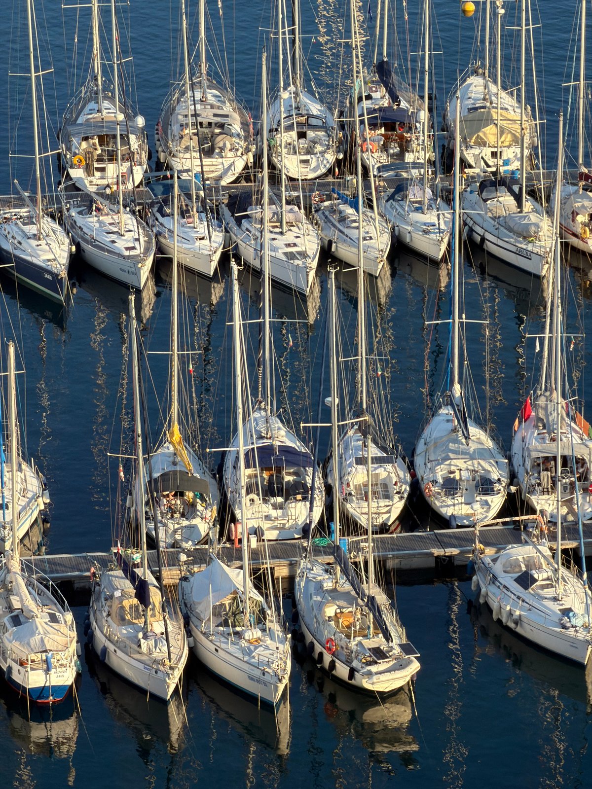Evening marina views from balcony in Santa Maria Navarrese