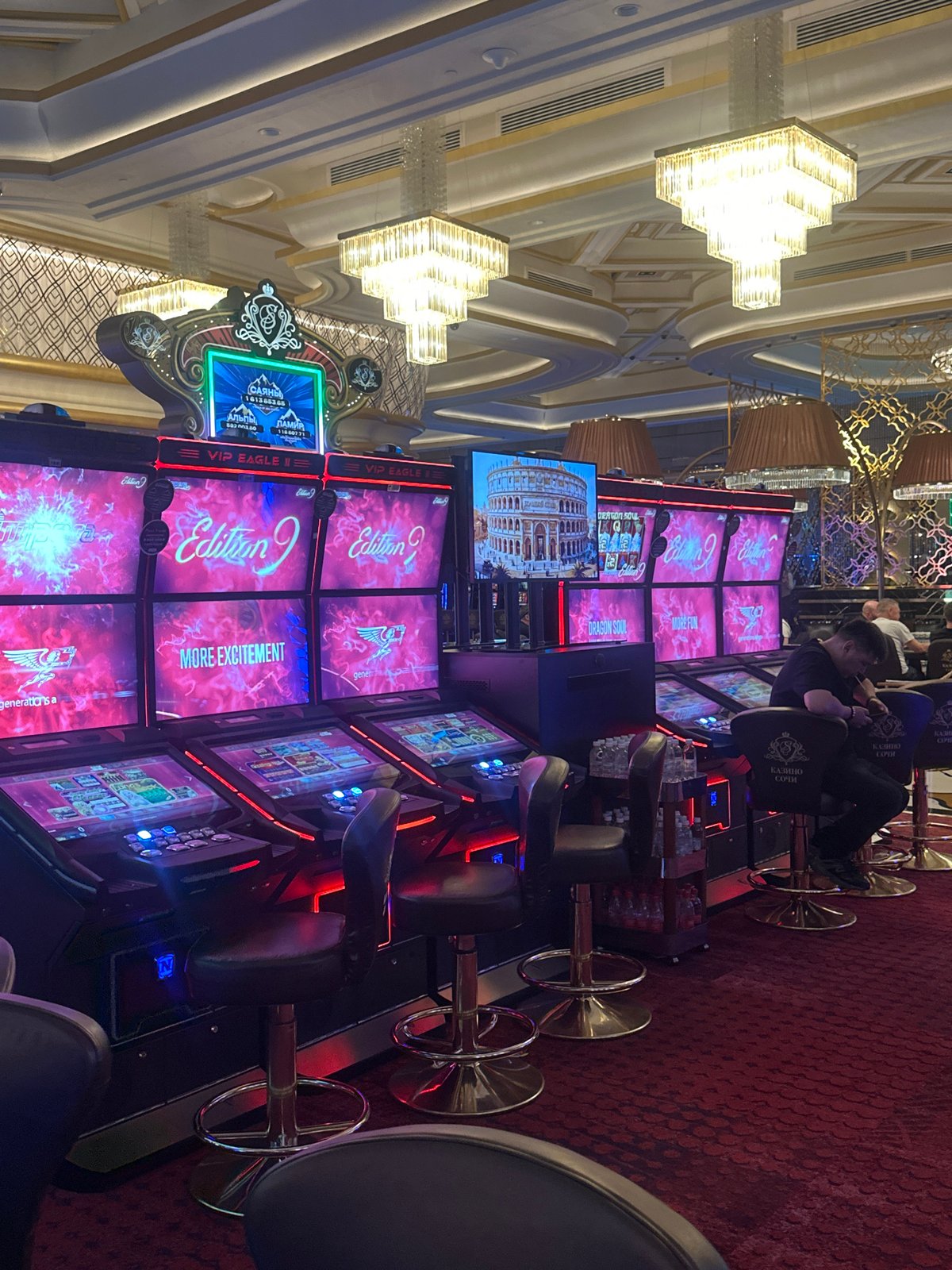Luxury casino complex documented in Estosadok, Russia