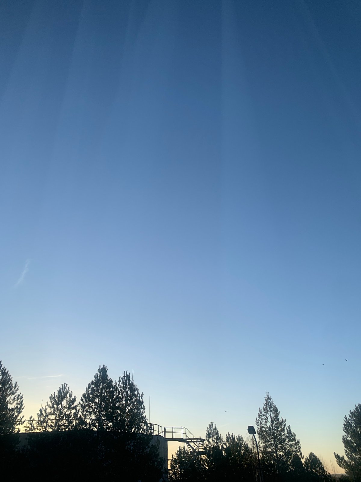 Industrial infrastructure documented under clear skies in Chaikovsky