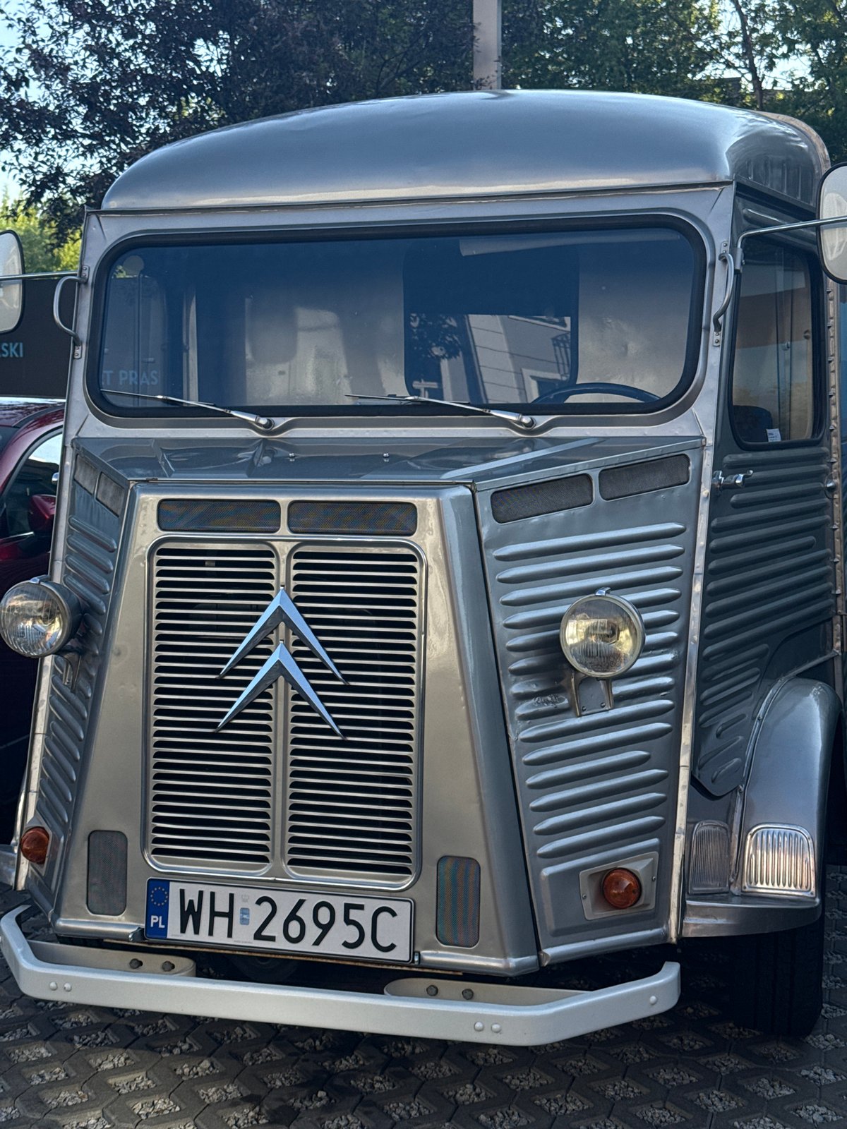 Vintage Citroën Type H van spotted parked in Warsaw