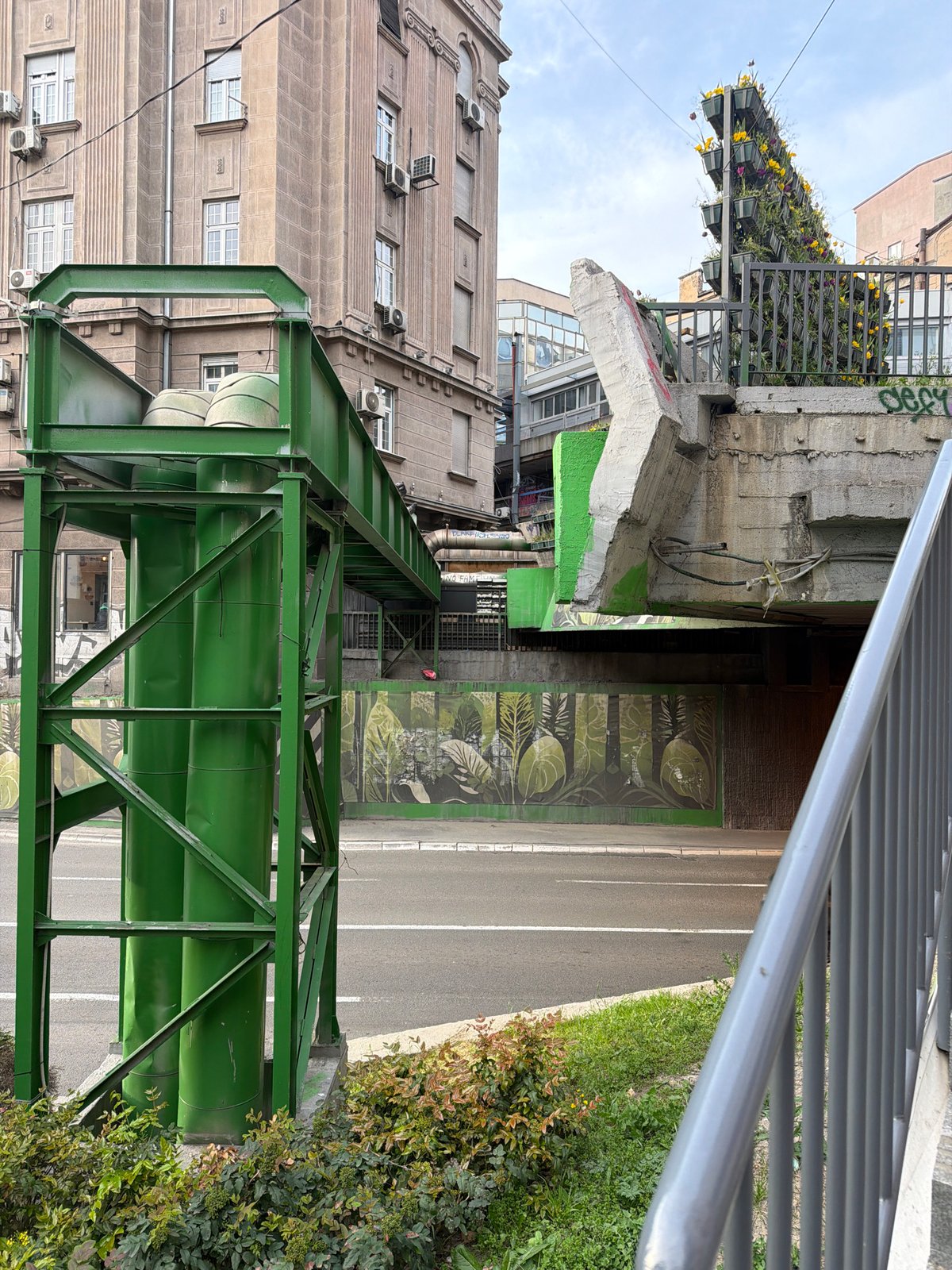 Belgrade urban infrastructure documented from multiple perspectives