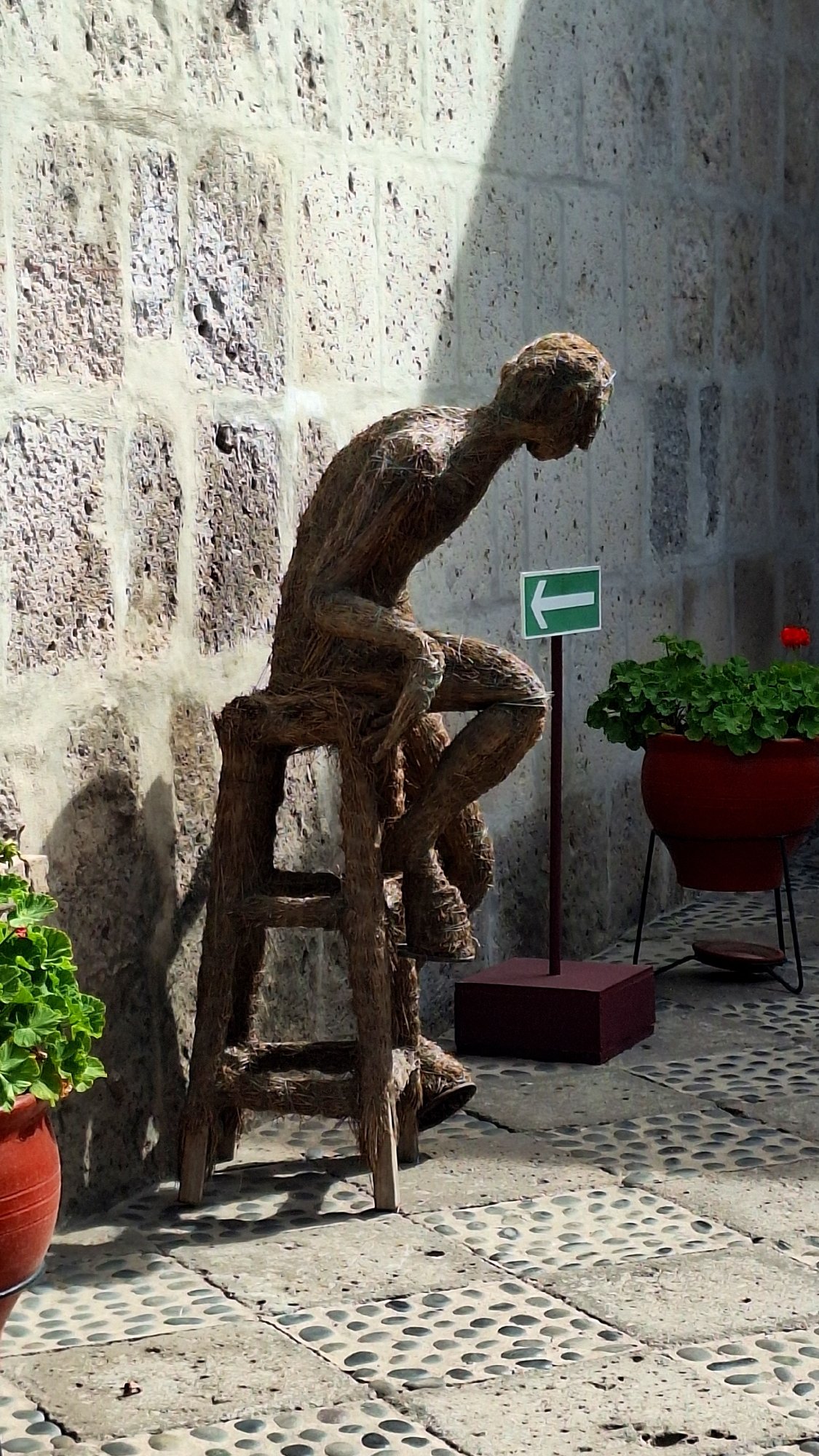 Art gallery exhibition documented in Arequipa, Peru