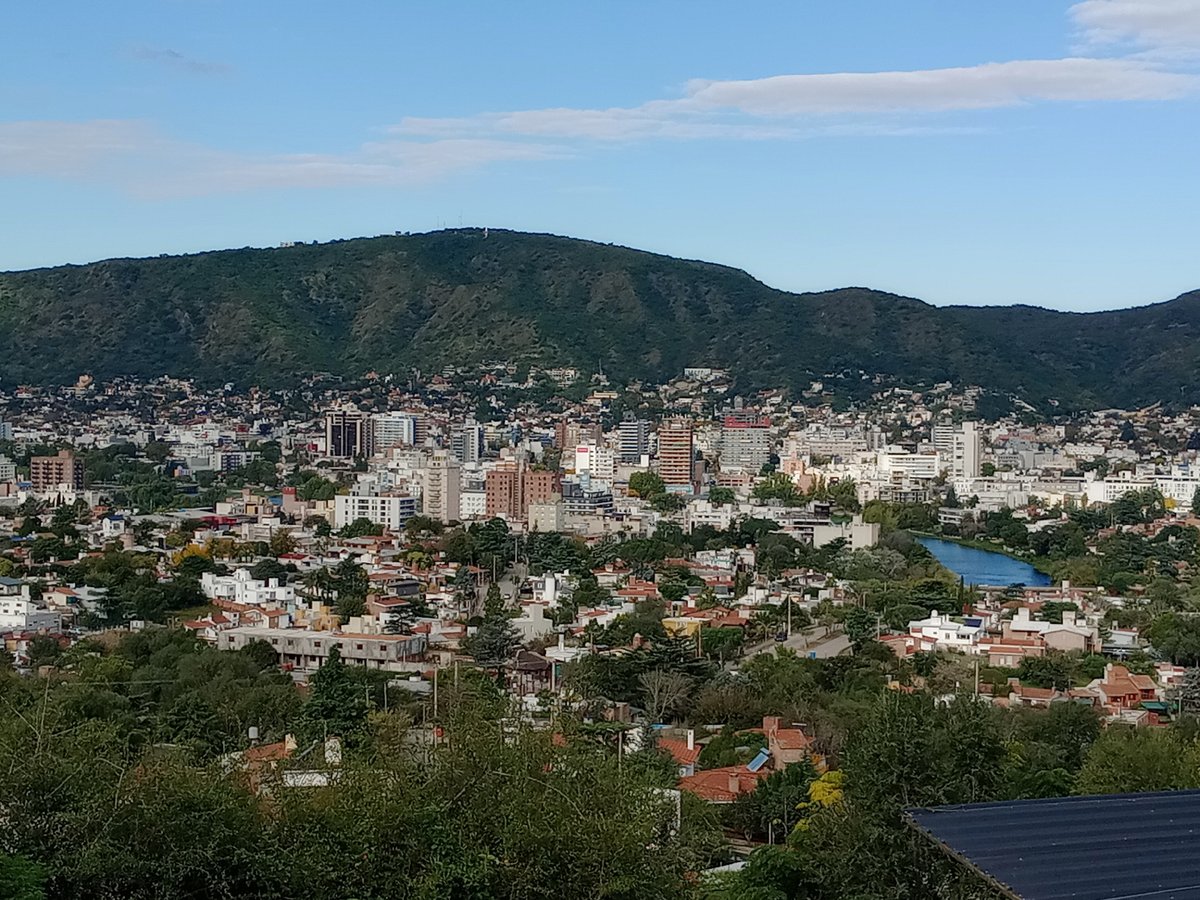 Villa Carlos Paz cityscape documented against mountain backdrop