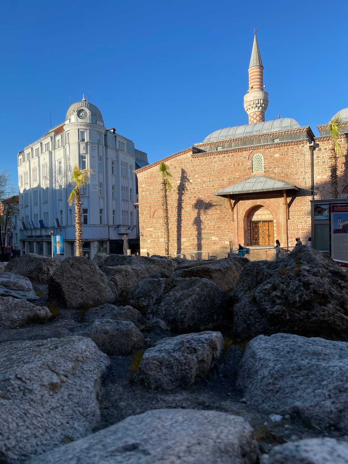 Midday documentation captures Plovdiv landmarks and personal moments