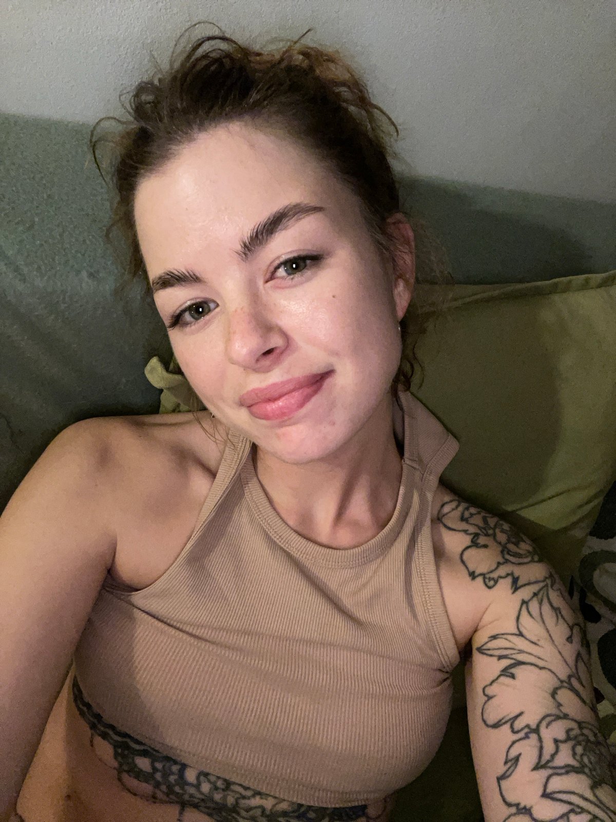 Person photographs self in various poses in Montenegro home
