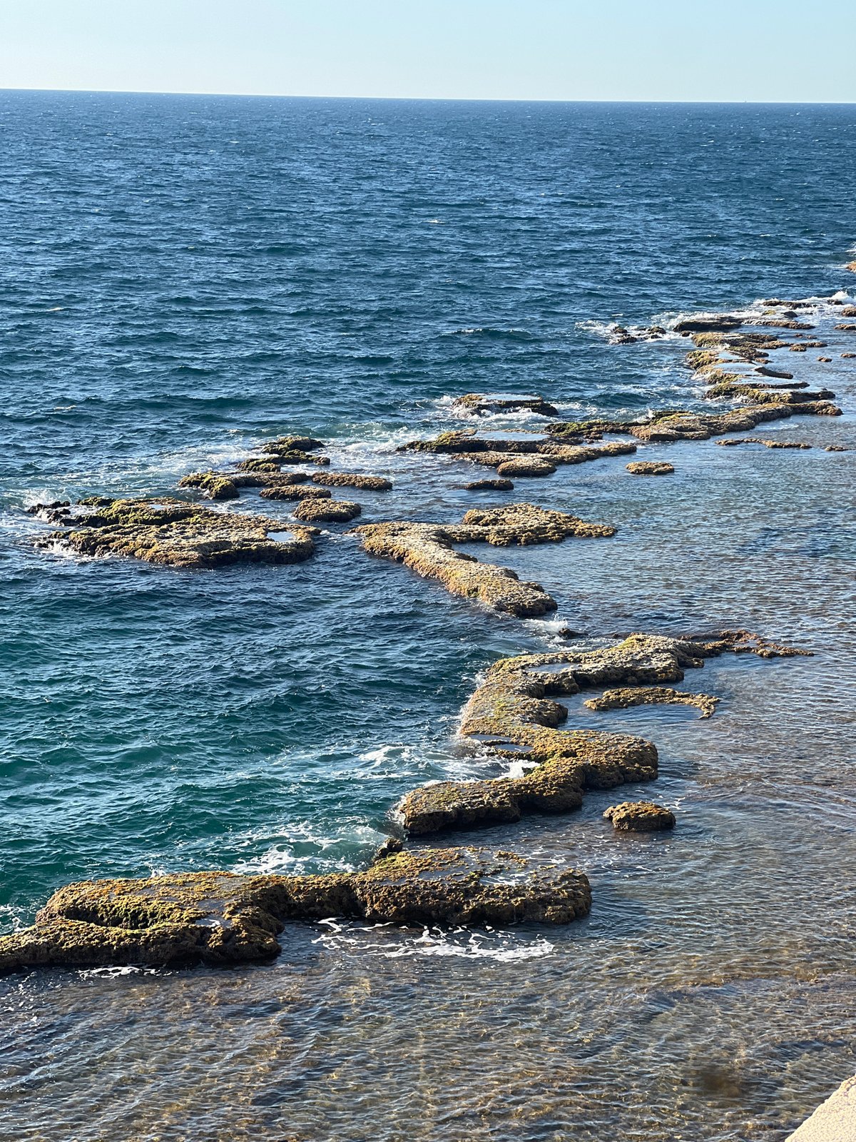 Mediterranean coastal scenes documented in historic Acre, Israel