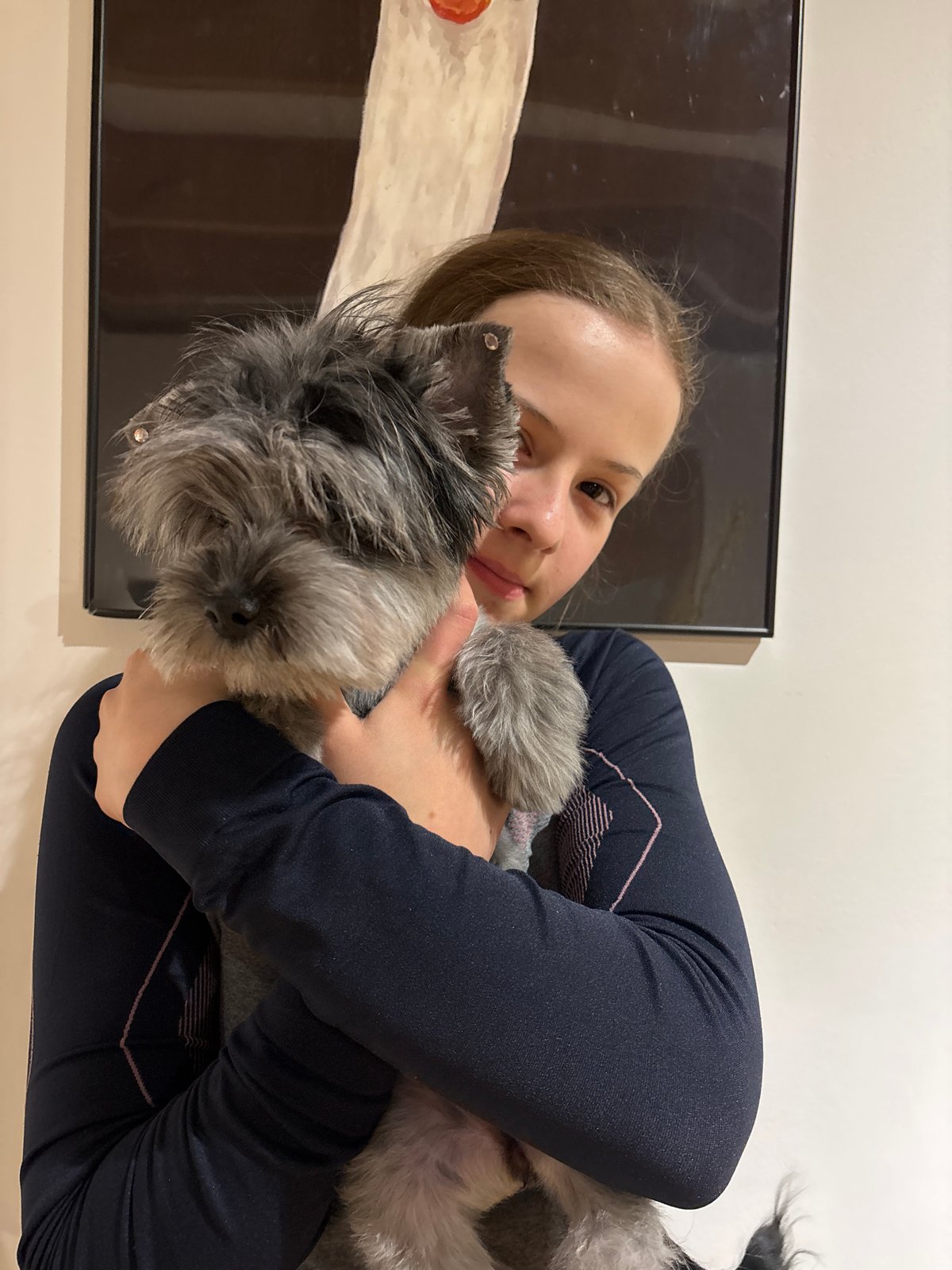 Family playtime and exercise session captured in Chaikovsky home