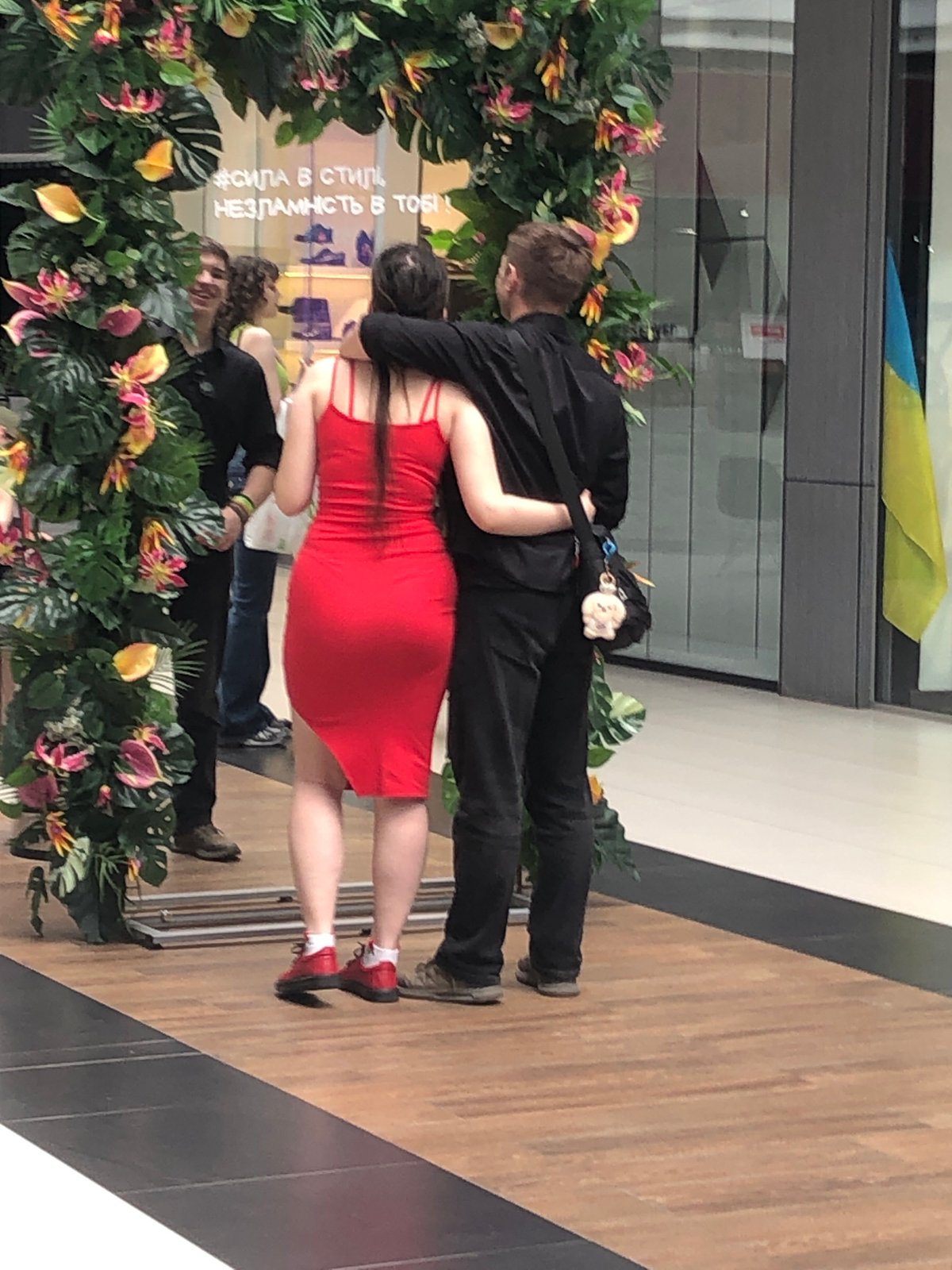 Mall scenes and a floral archway moment, June 2026