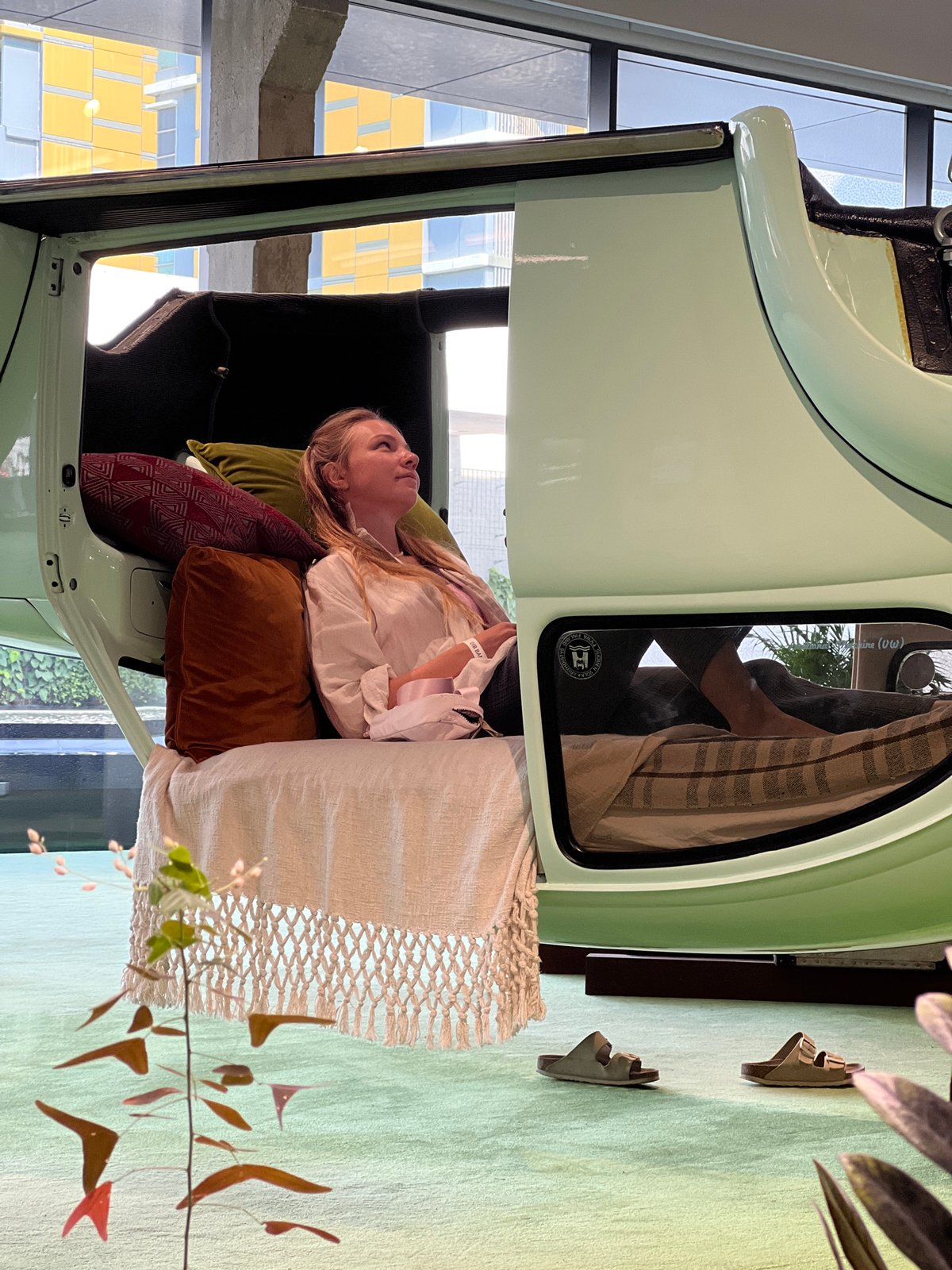 Bangkok art installation features interactive Volkswagen exhibit, wall destruction performance