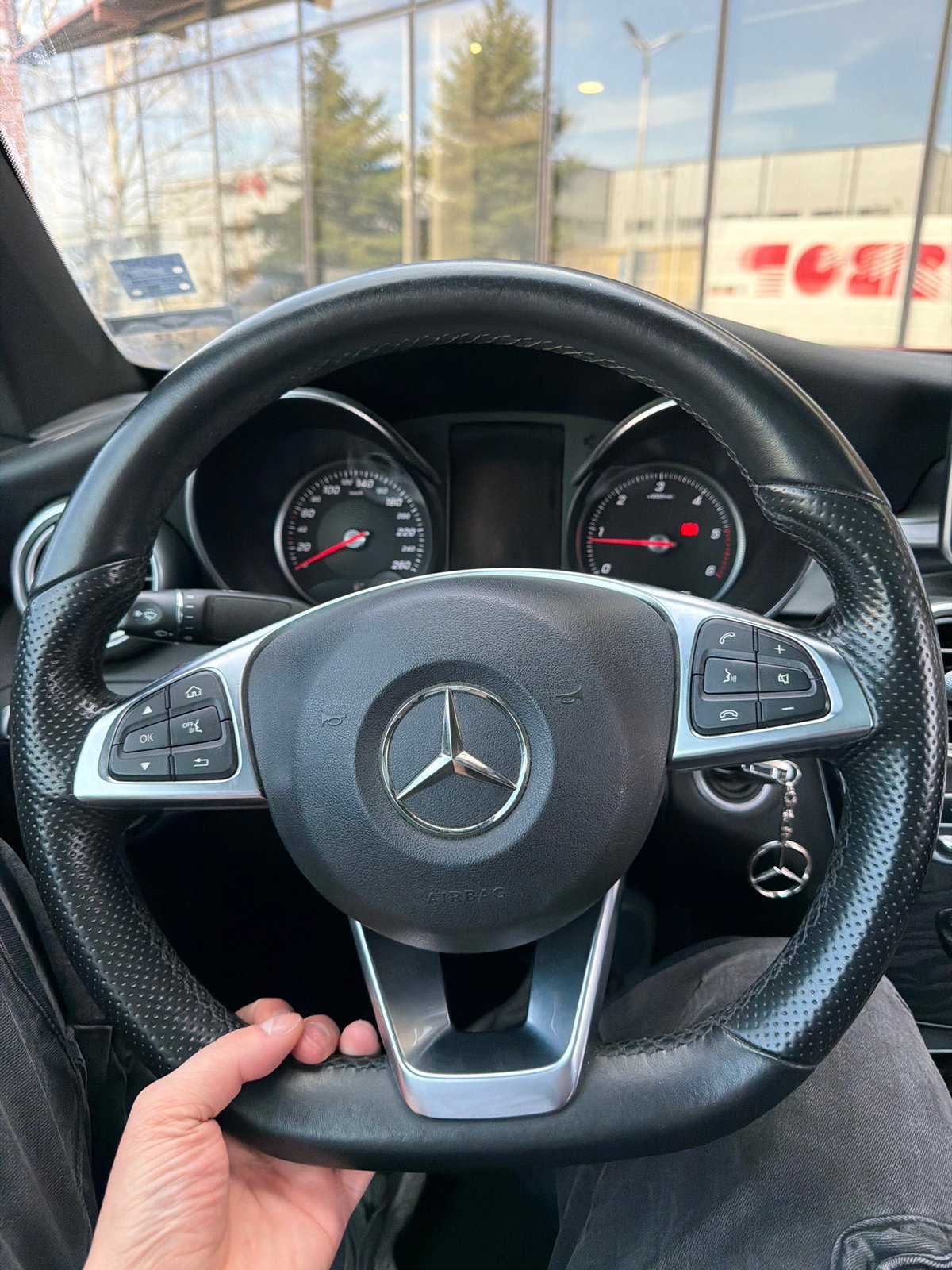 Mercedes-Benz interior documented in Varna, Bulgaria