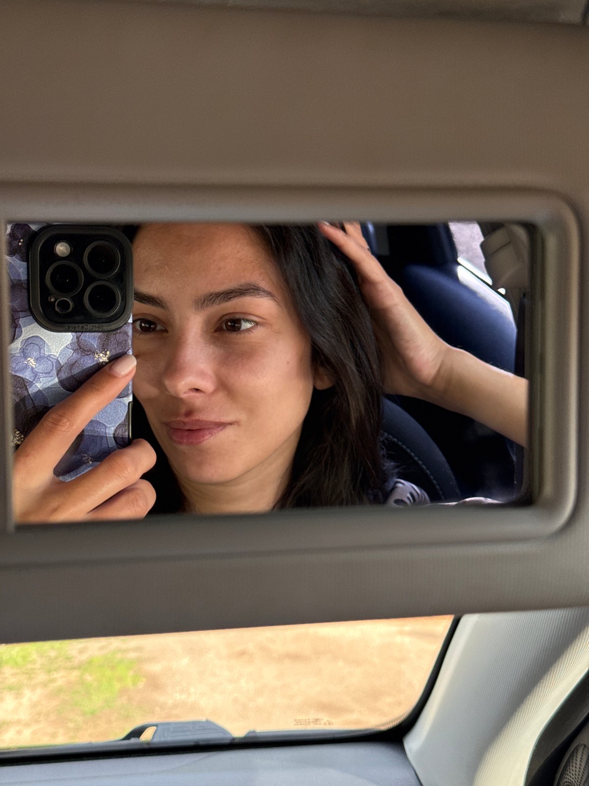 Car selfie session in Chaikovsky, Russia