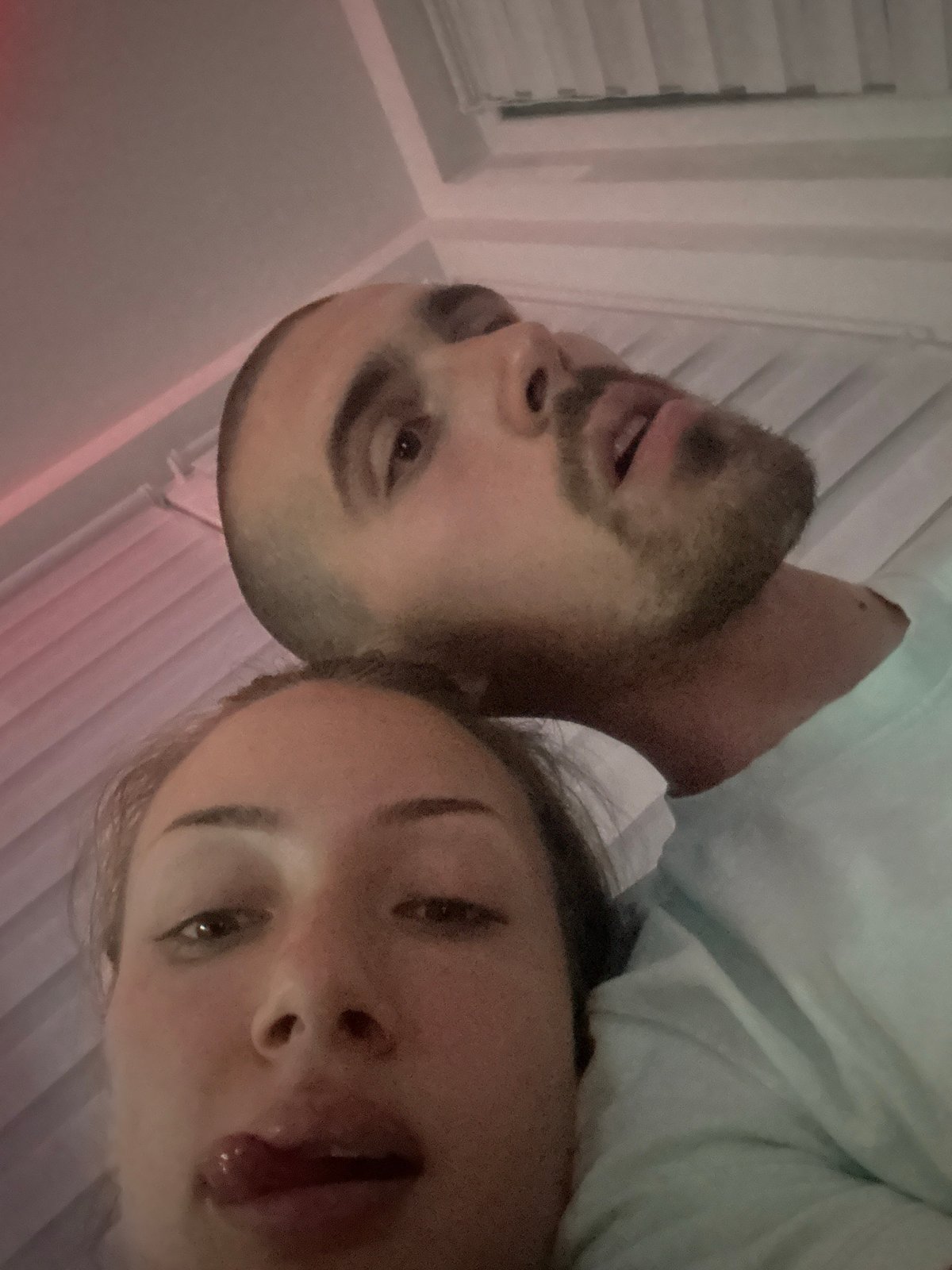 Couple's intimate evening documented from Burgas high-rise apartment