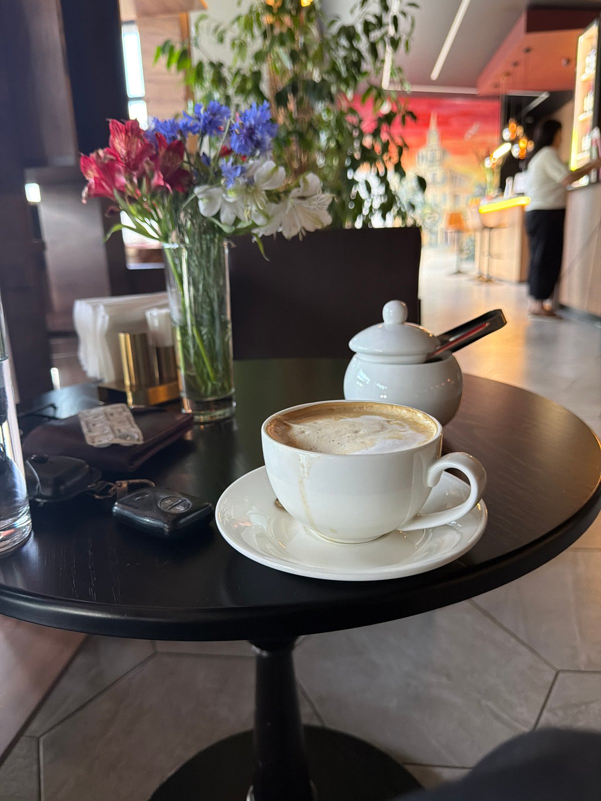 Morning coffee at a characterful café in Sokhumi