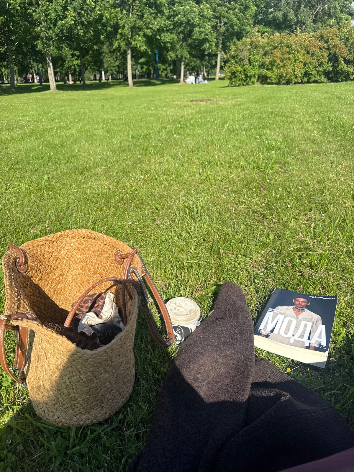 Lazy summer afternoon at Saint Petersburg's Lakhta waterfront