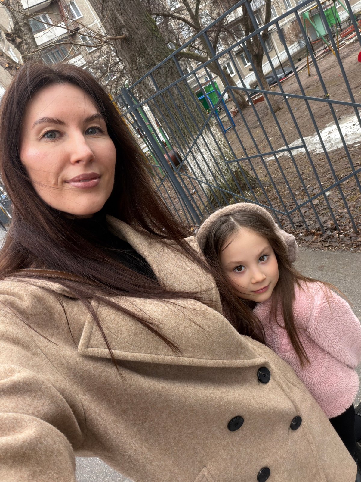 Woman and child share weekend moments in Perm