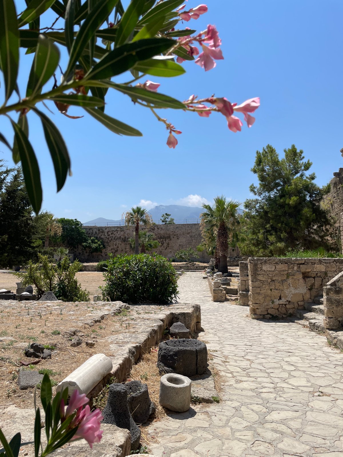 Inside Kyrenia Castle's ancient courtyards and stairways