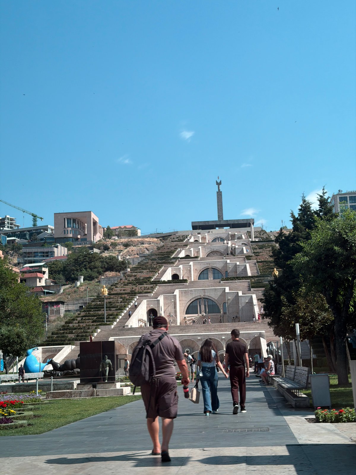 Morning stroll through Yerevan with Ararat views and city landmarks
