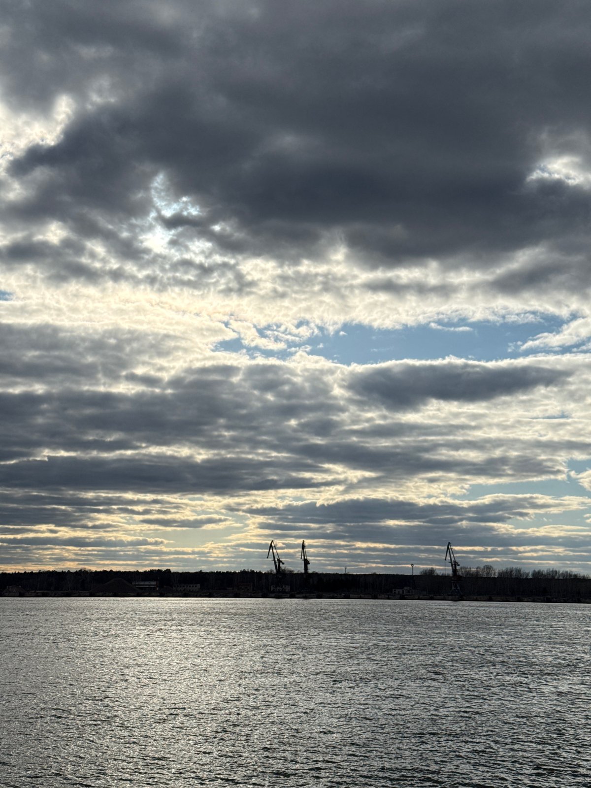 Kama River view documented near Chaikovsky, Russia