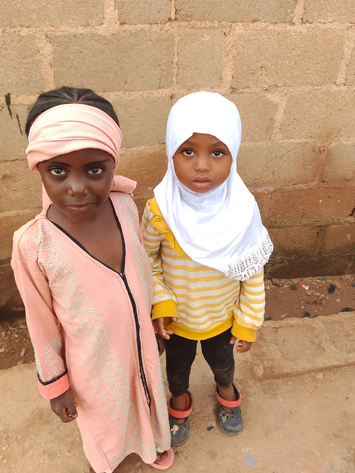 Children's daily life moments captured in African urban community
