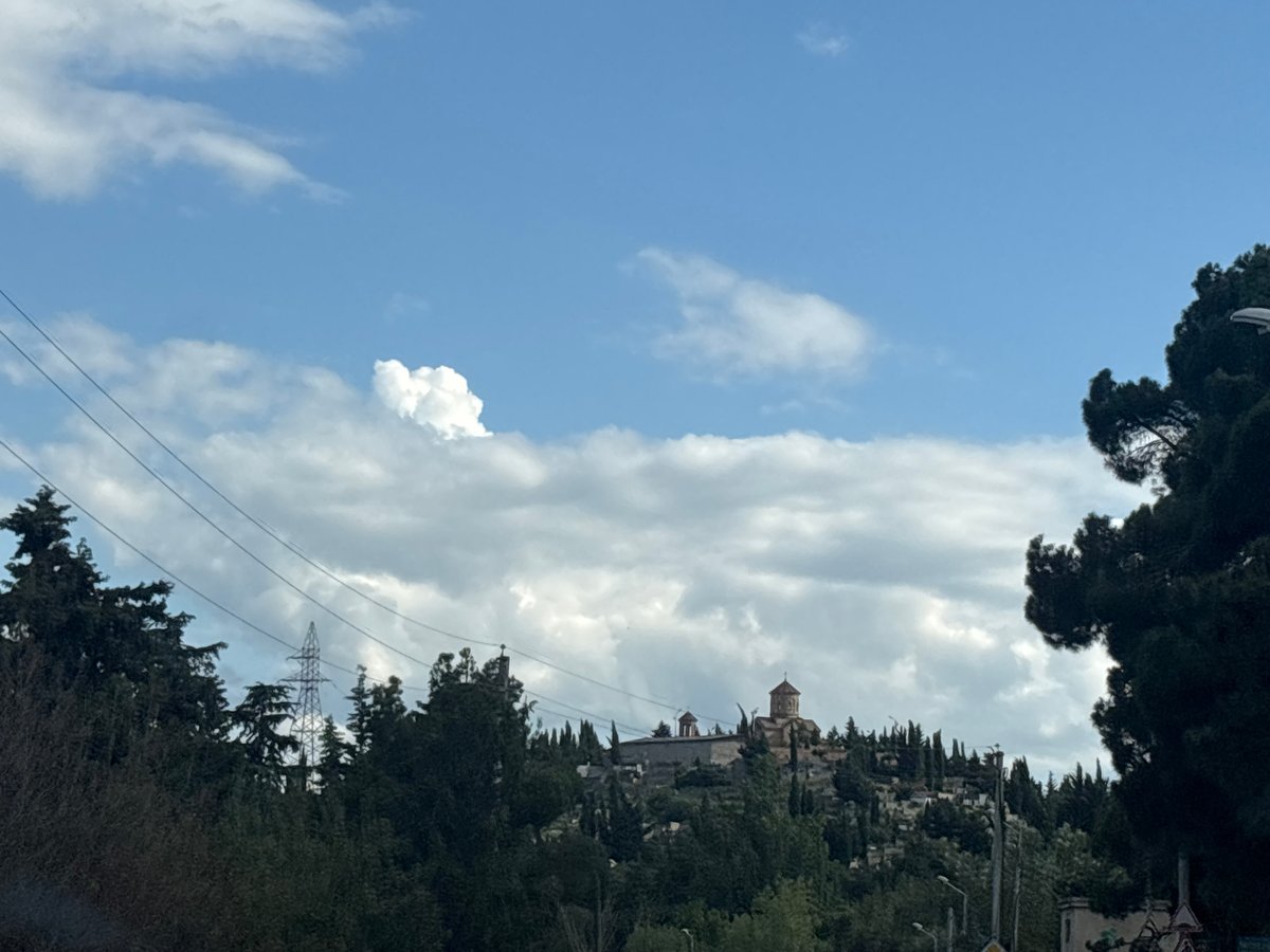 Street scenes and hilltop landmarks across Tbilisi