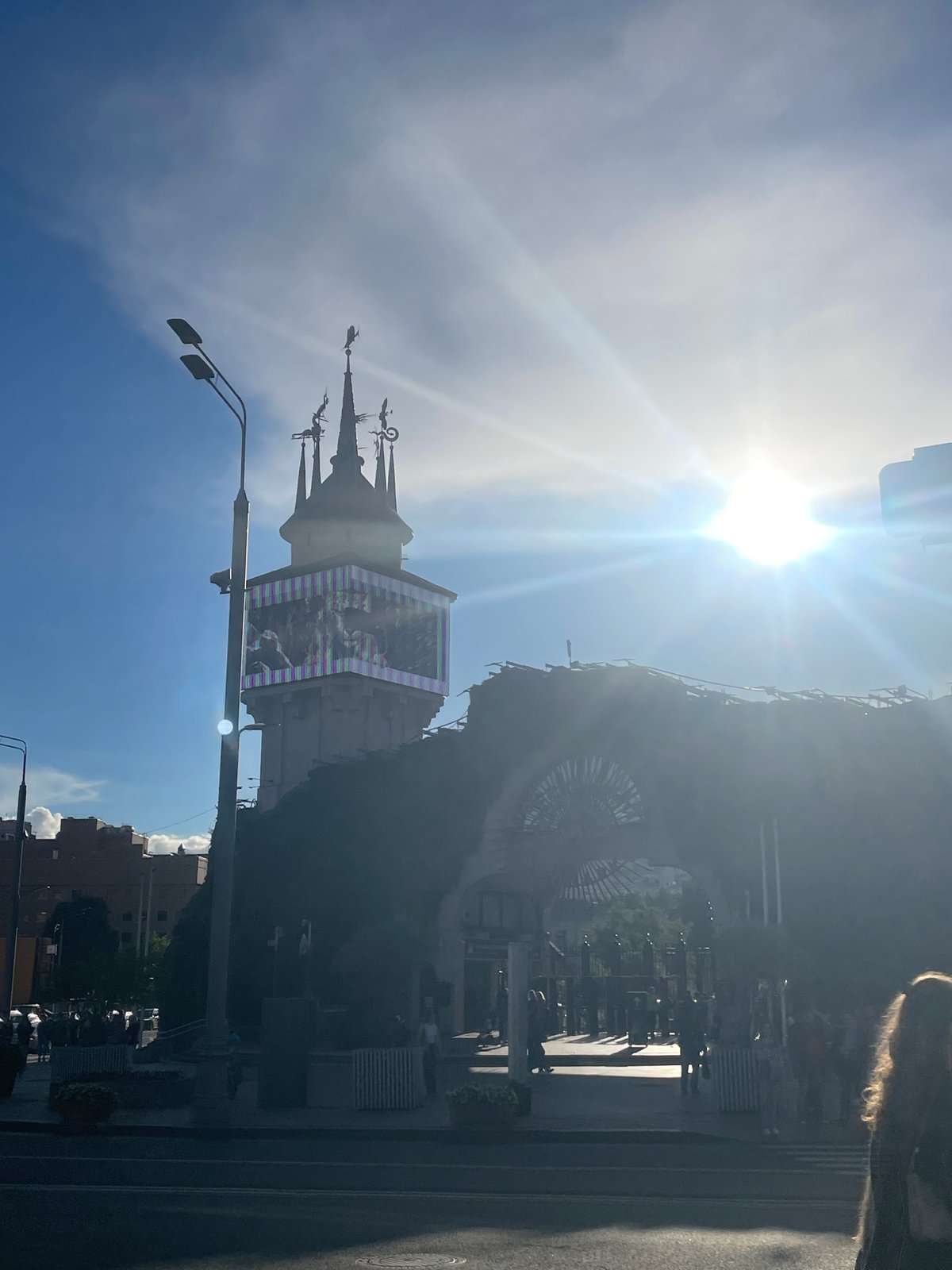 Afternoon stroll through central Moscow's streets and metro