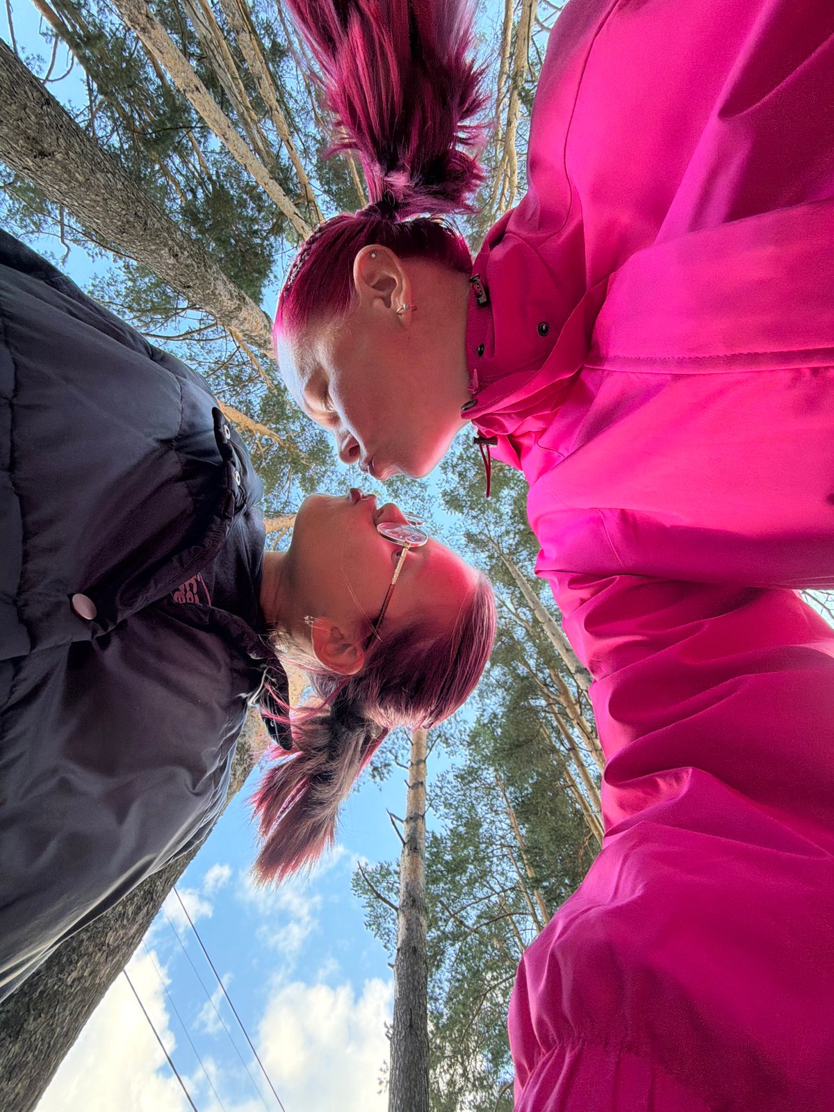 Sunny afternoon hangout in the pine forests of Chaikovsky