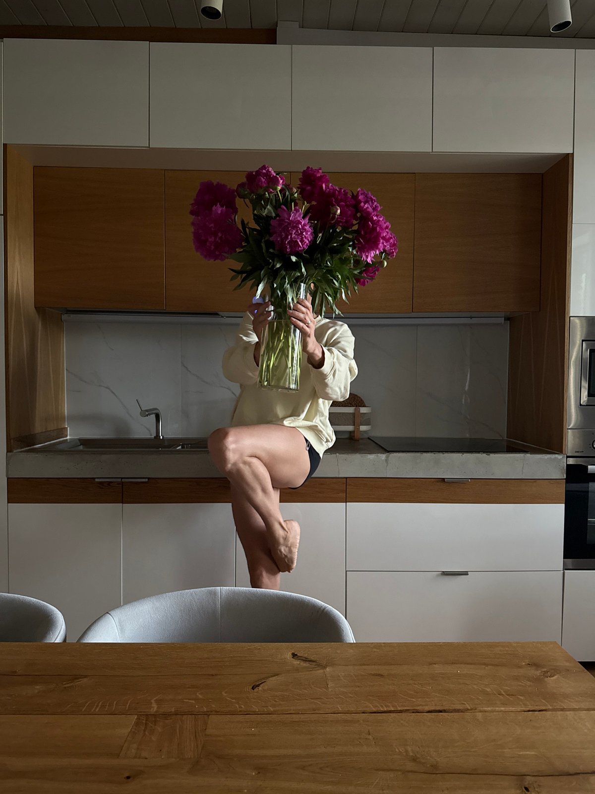 Acrobatics and peonies in a Chaikovsky kitchen