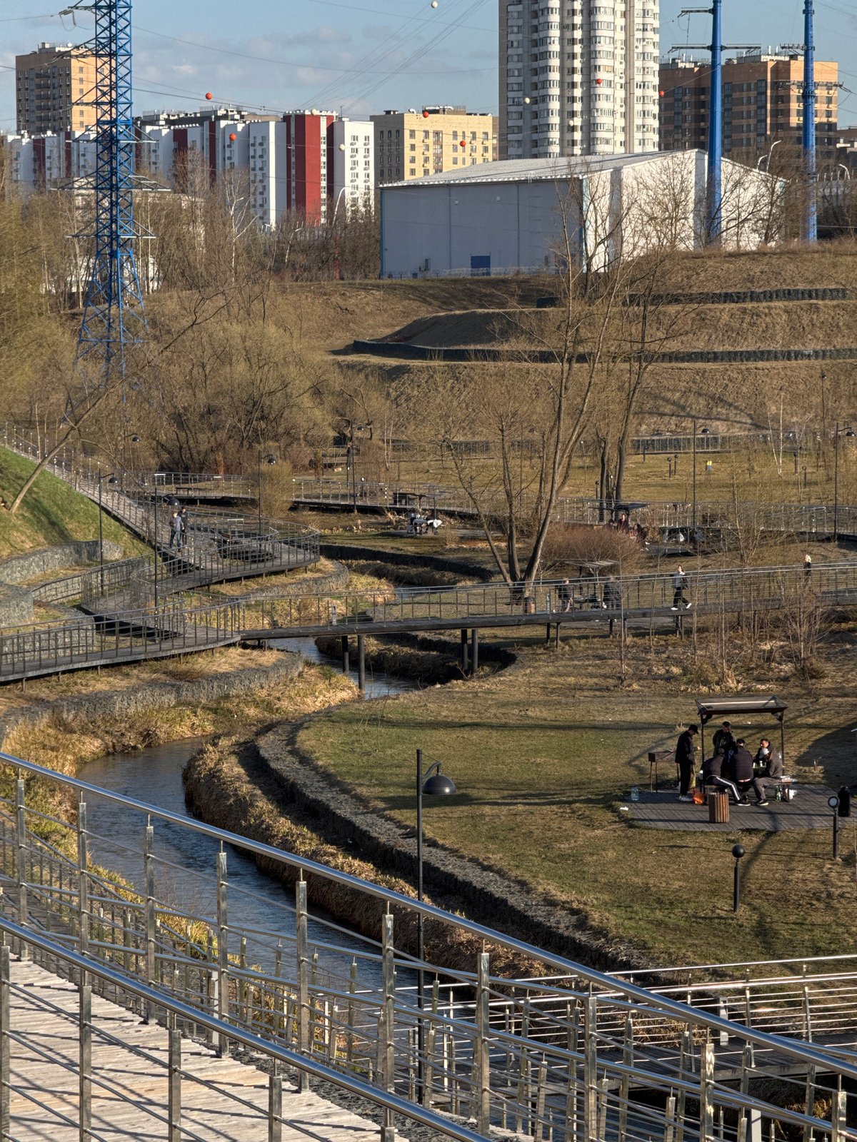 Zaryadye Park documented in Moscow showing urban-nature landscape