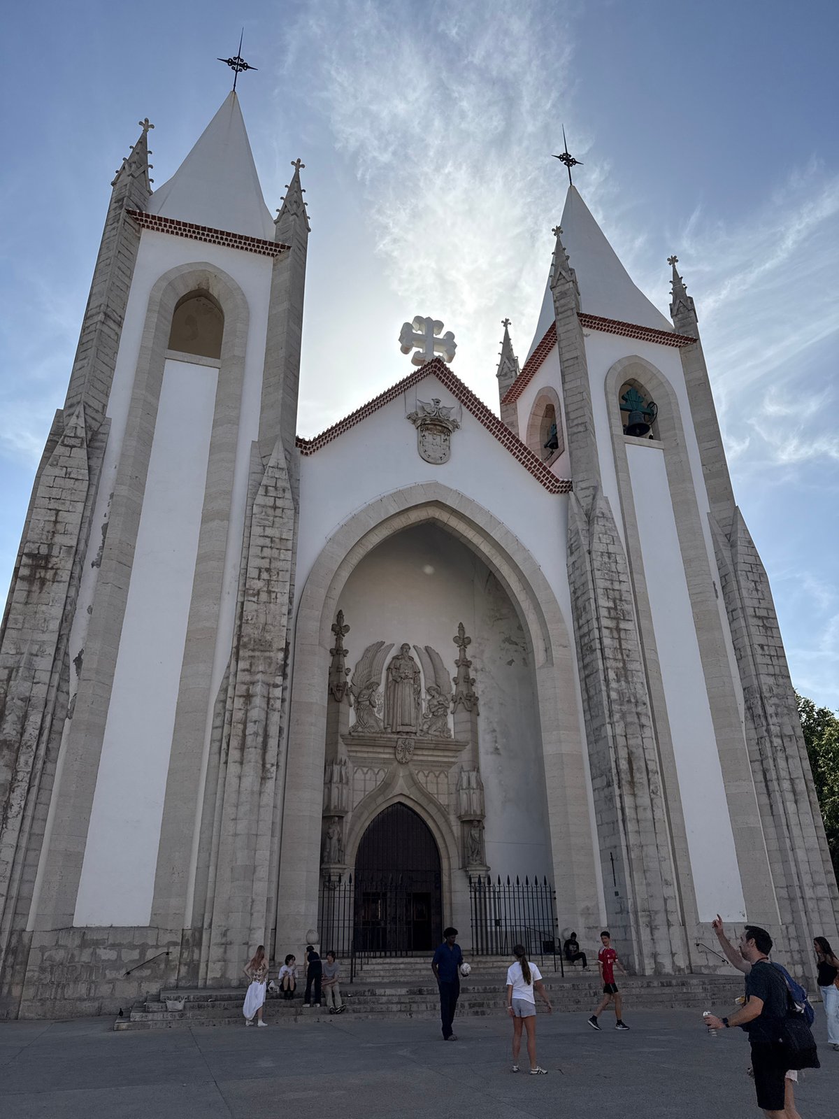 Historic churches and vintage trams across central Lisbon