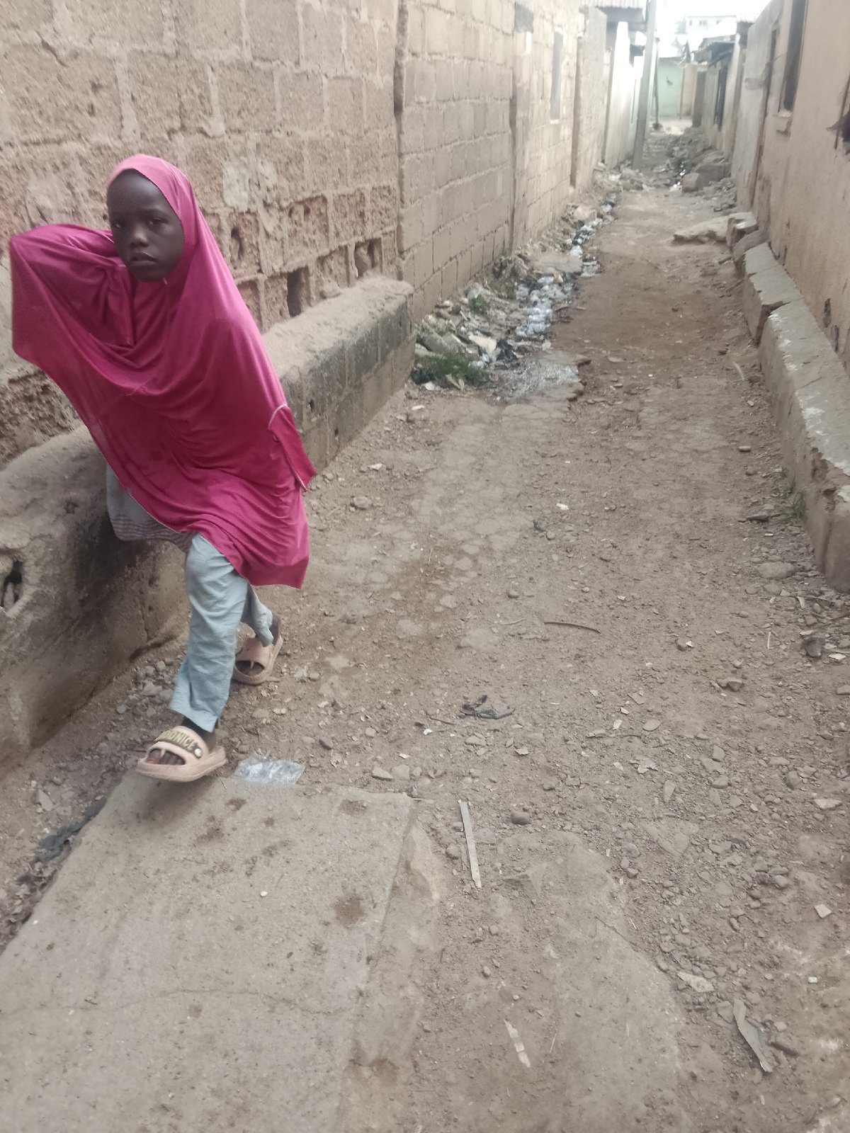 Morning daily life scenes captured in Pantame, Nigeria