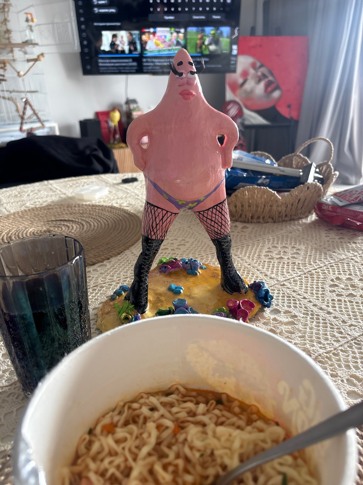 Morning domestic moments documented in Krasnoyarsk home