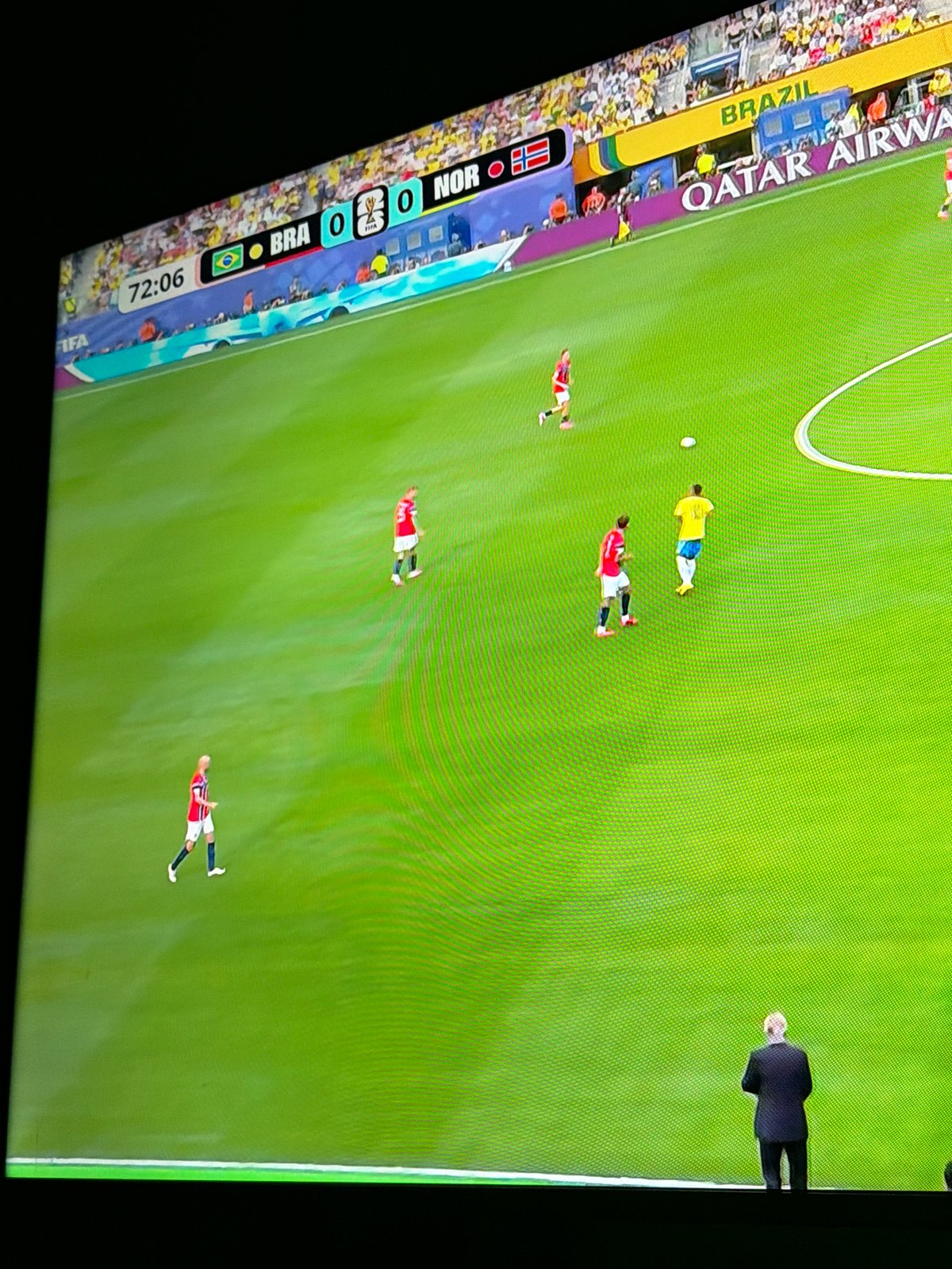 Norway beats Brazil 2-0 in a match watched from Bulgaria