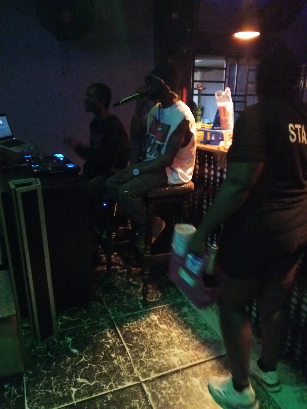 Nightlife scene captured at Lokoja venue with DJ, music