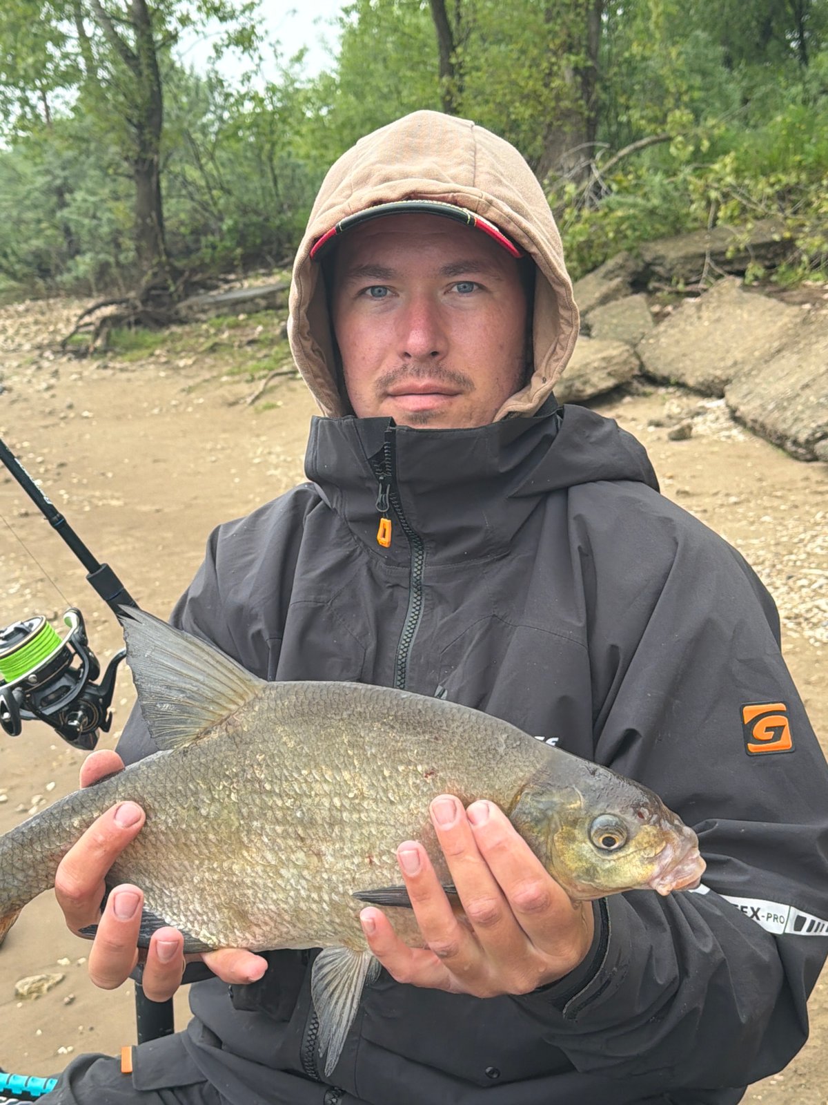 Early morning fishing trip documented in Noviy, Russia