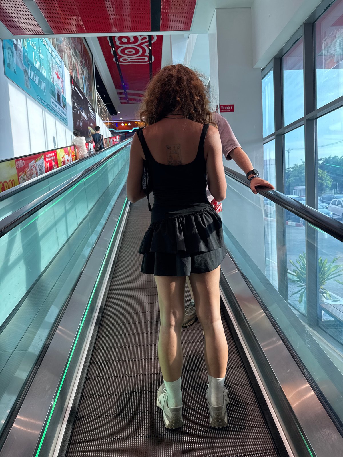 Shopping expedition through Vietnamese hypermarket and retail areas
