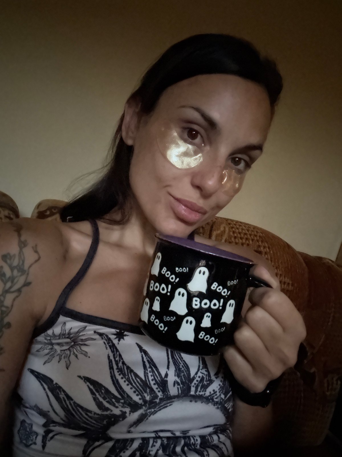 Late-night skincare routine at home in Pleven