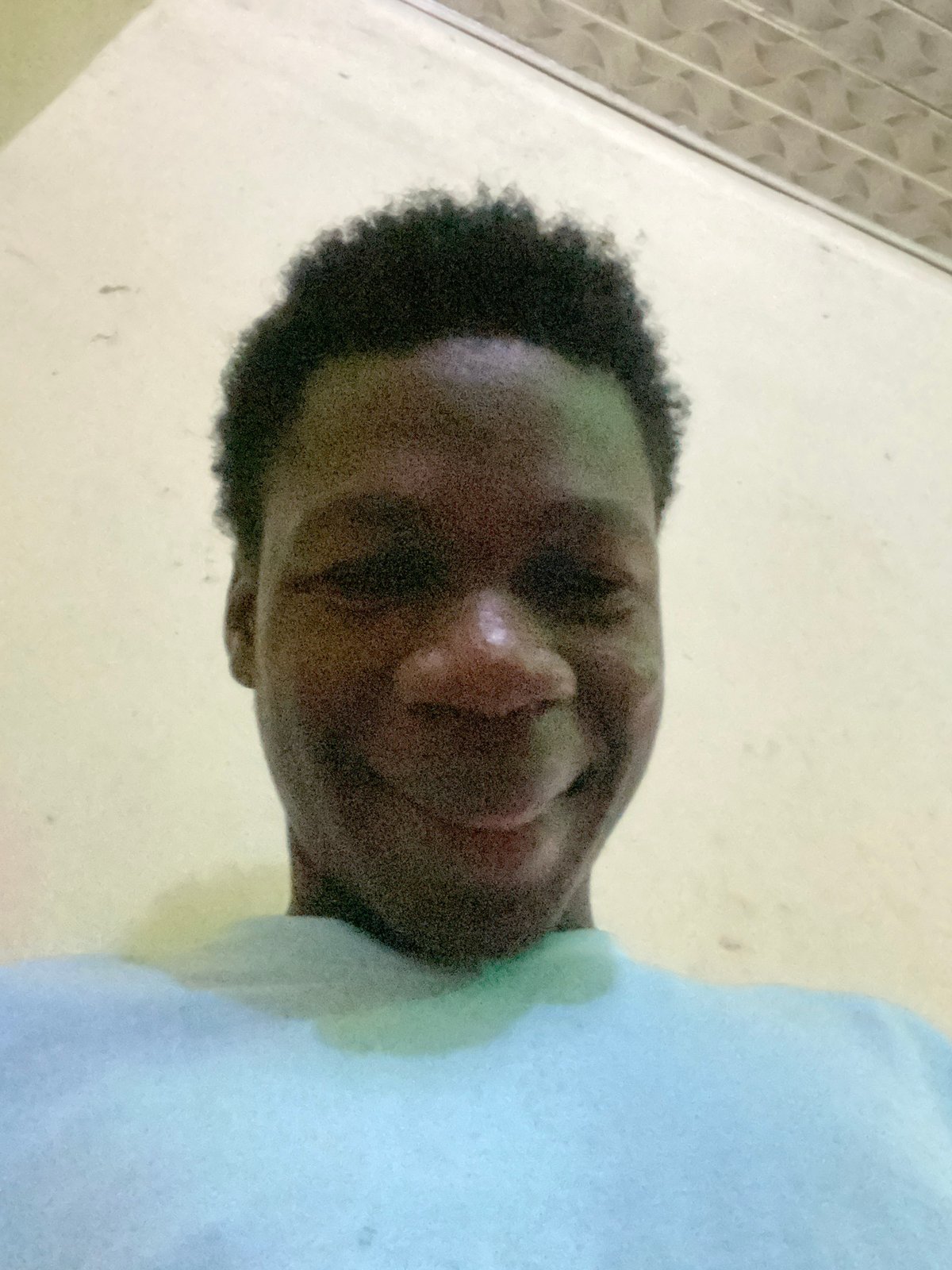 Morning selfies and text graphics from Mararaba, Nigeria