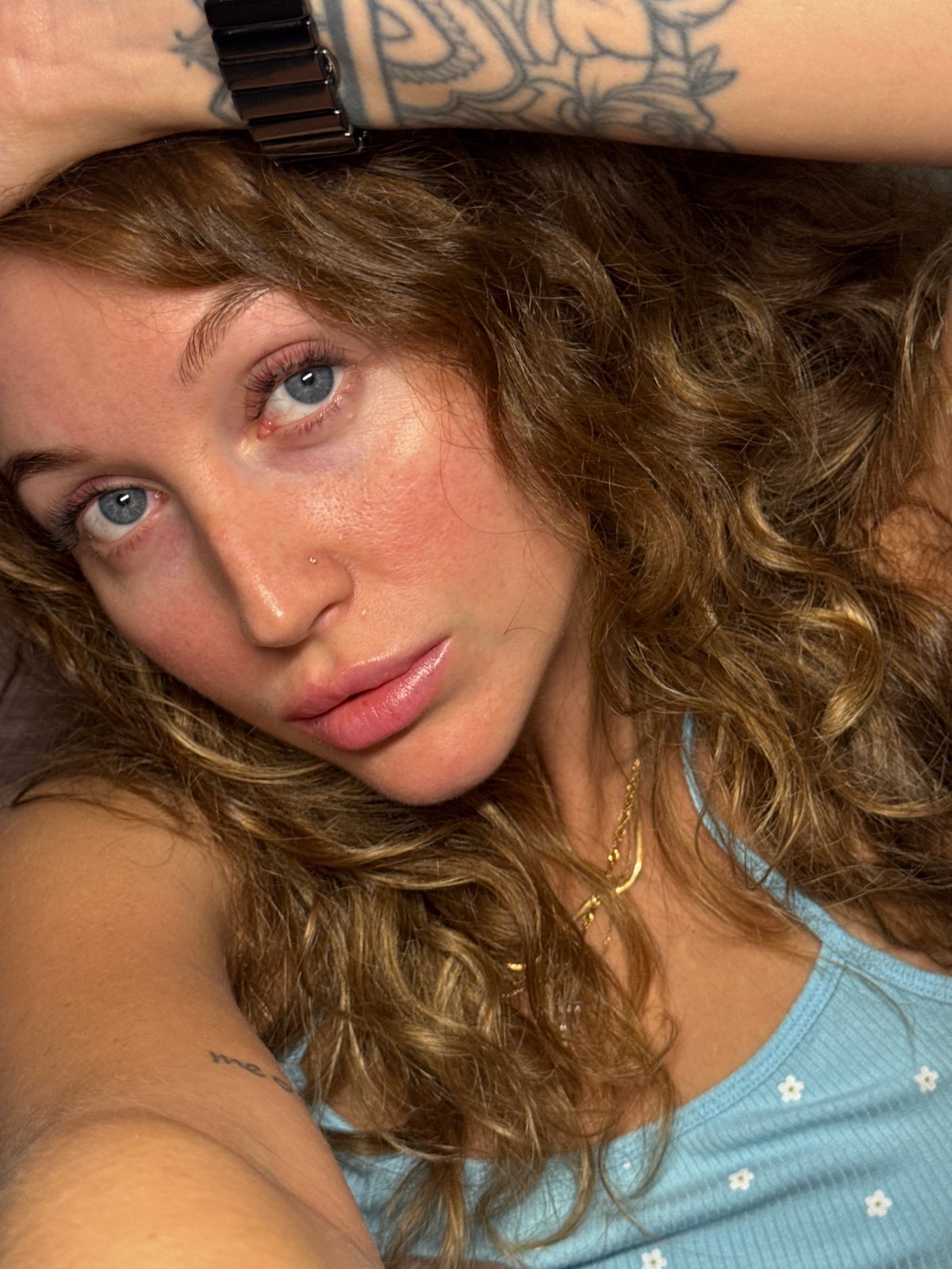 Young woman photographed resting in Chaikovsky, Russia