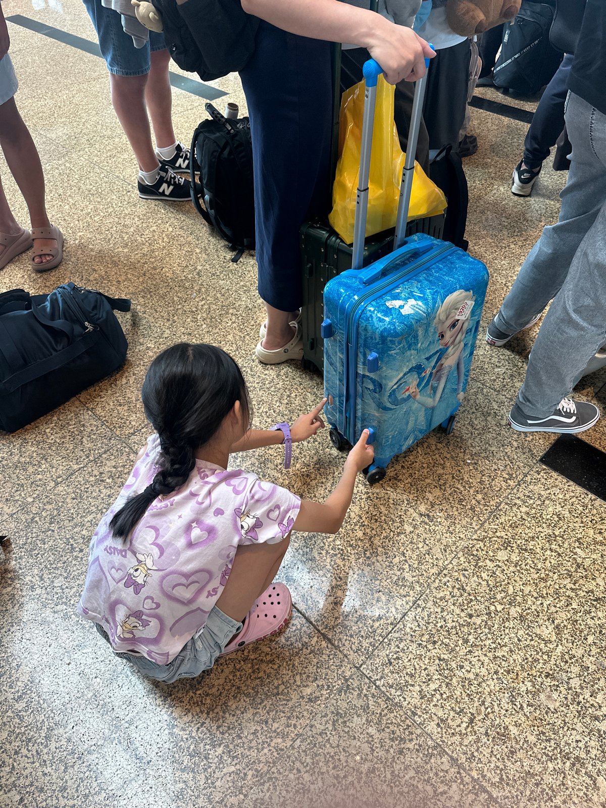Morning rush hour at Cam Ranh International Airport