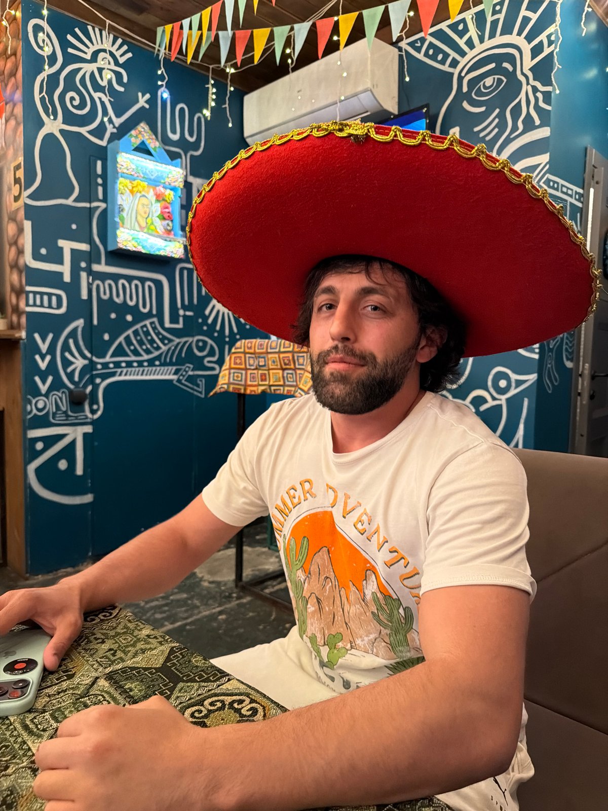 Mexican restaurant scene captured in Krasnoyarsk, Russia