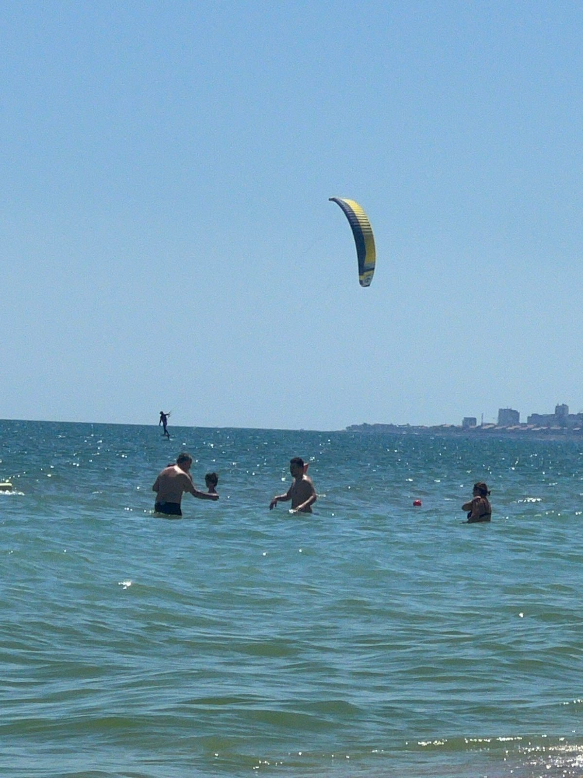 Summer morning on the Black Sea coast at Năvodari