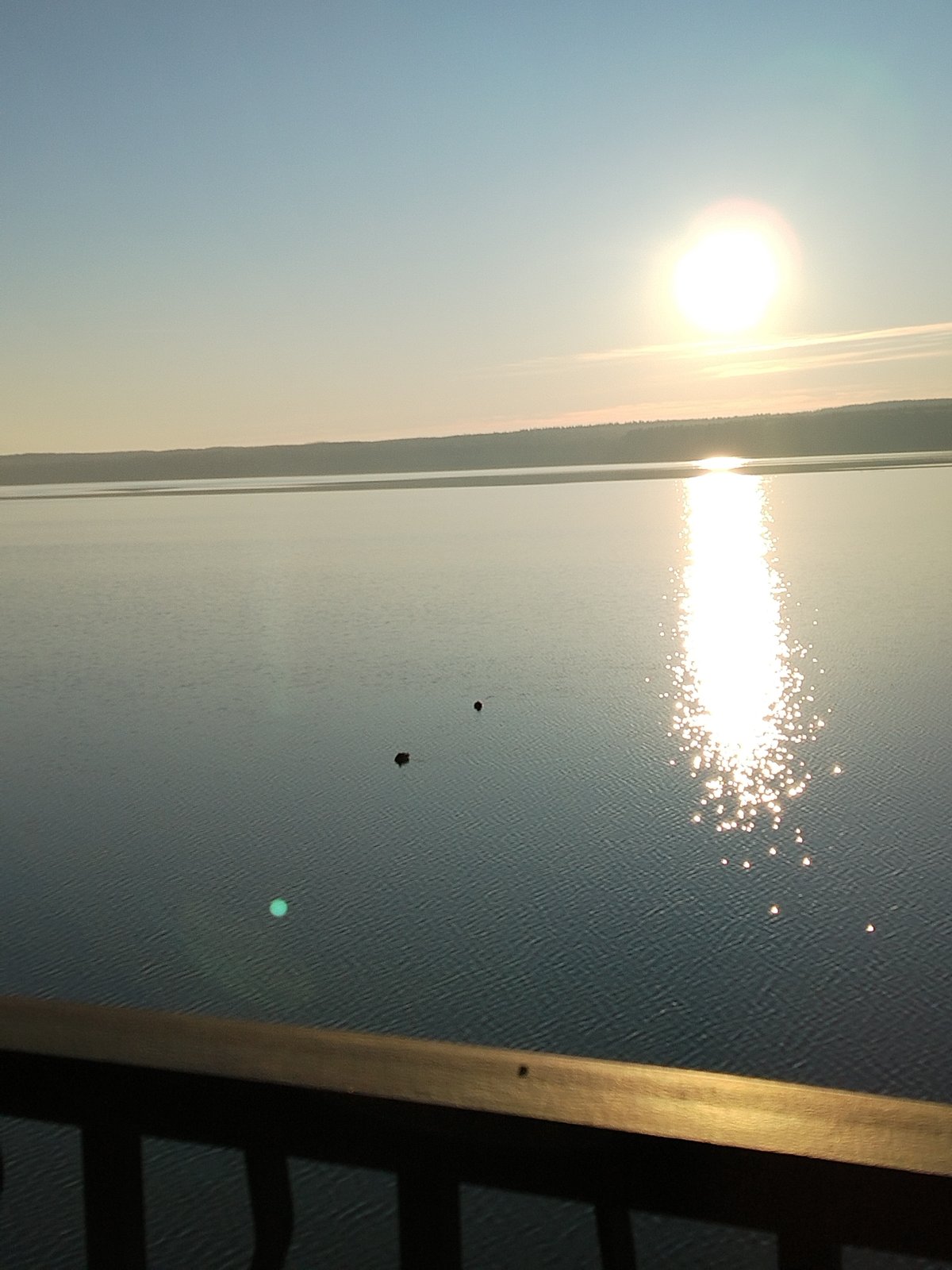 Morning waterfront moments captured in Chaikovsky, Russia