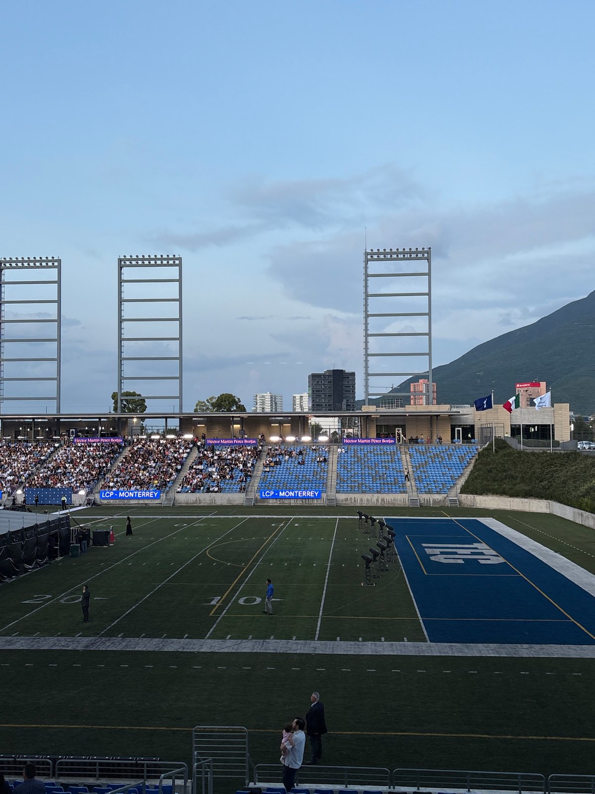 Graduation night at Tec de Monterrey's Estadio Borregos