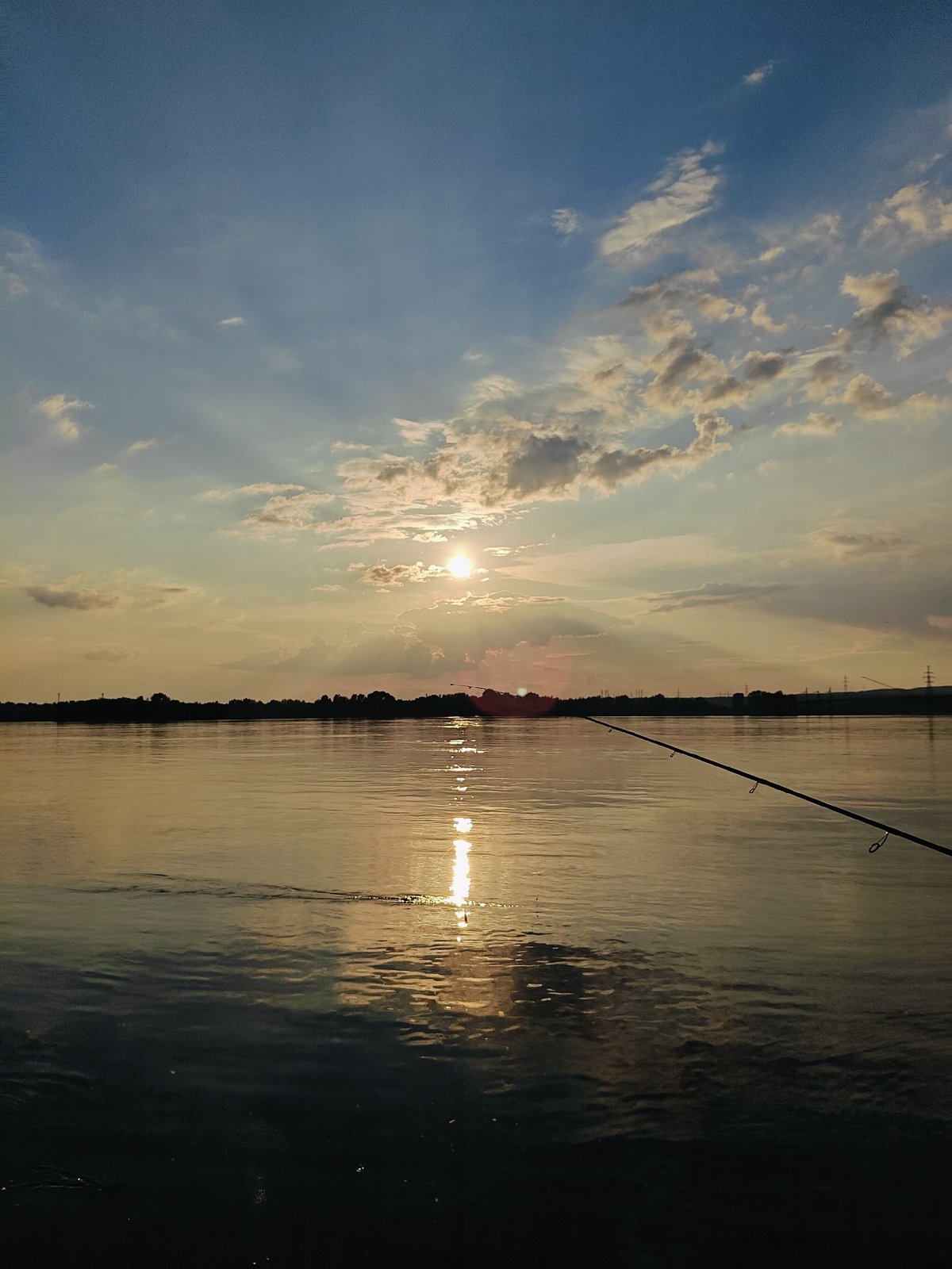 Sunset fishing sessions on Kama River in Chaikovsky
