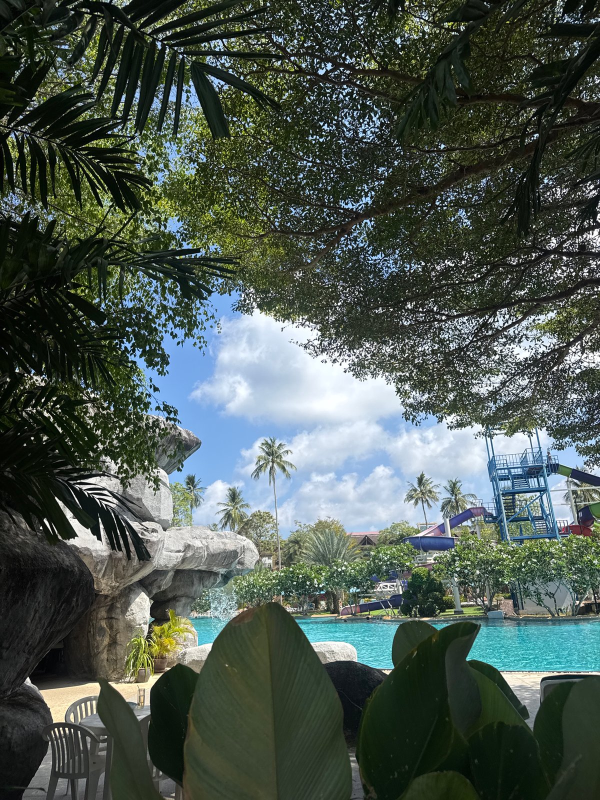Early morning resort experience documented in Patong, Thailand