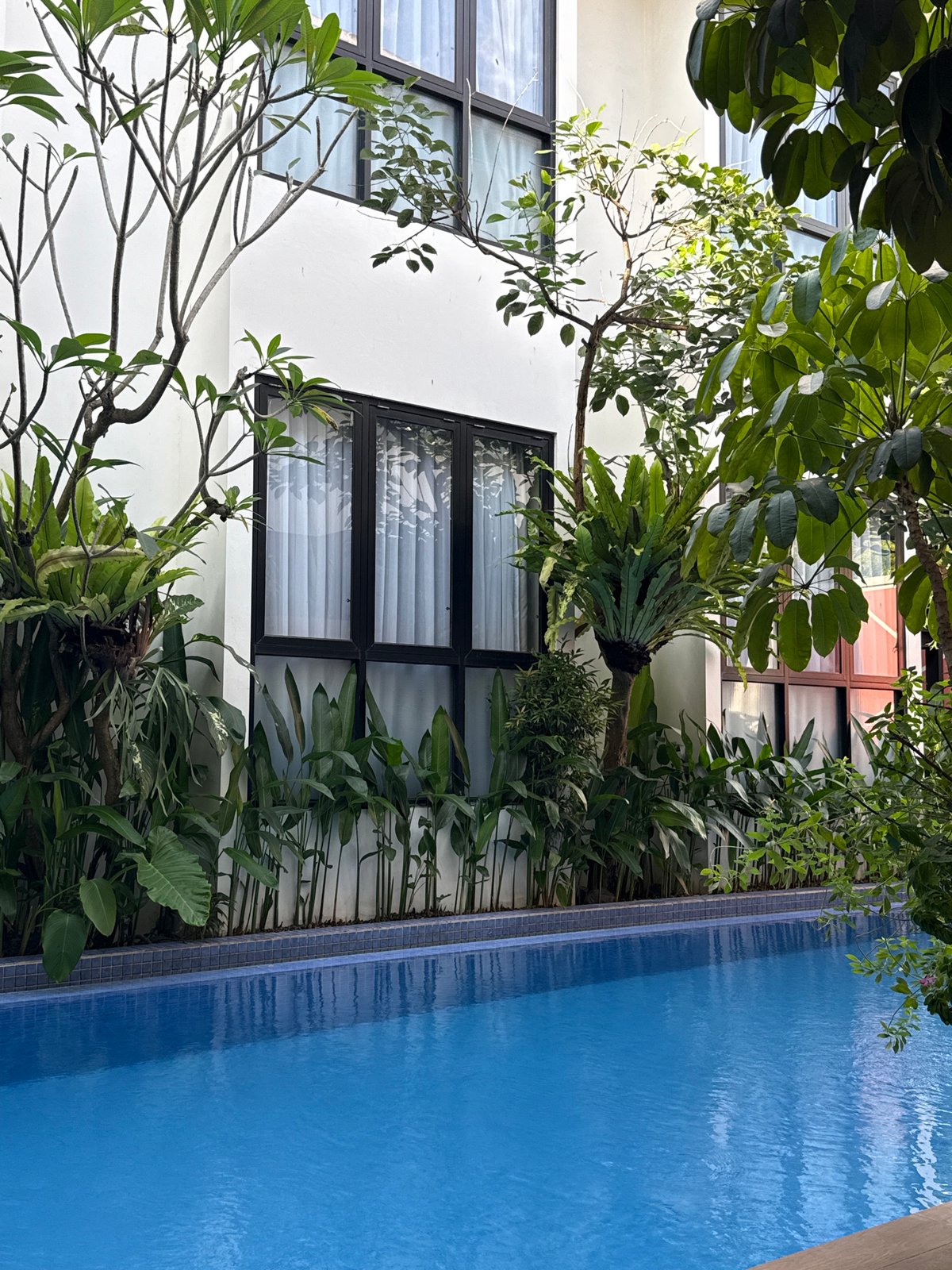 Morning documentation of villa property in North Kuta