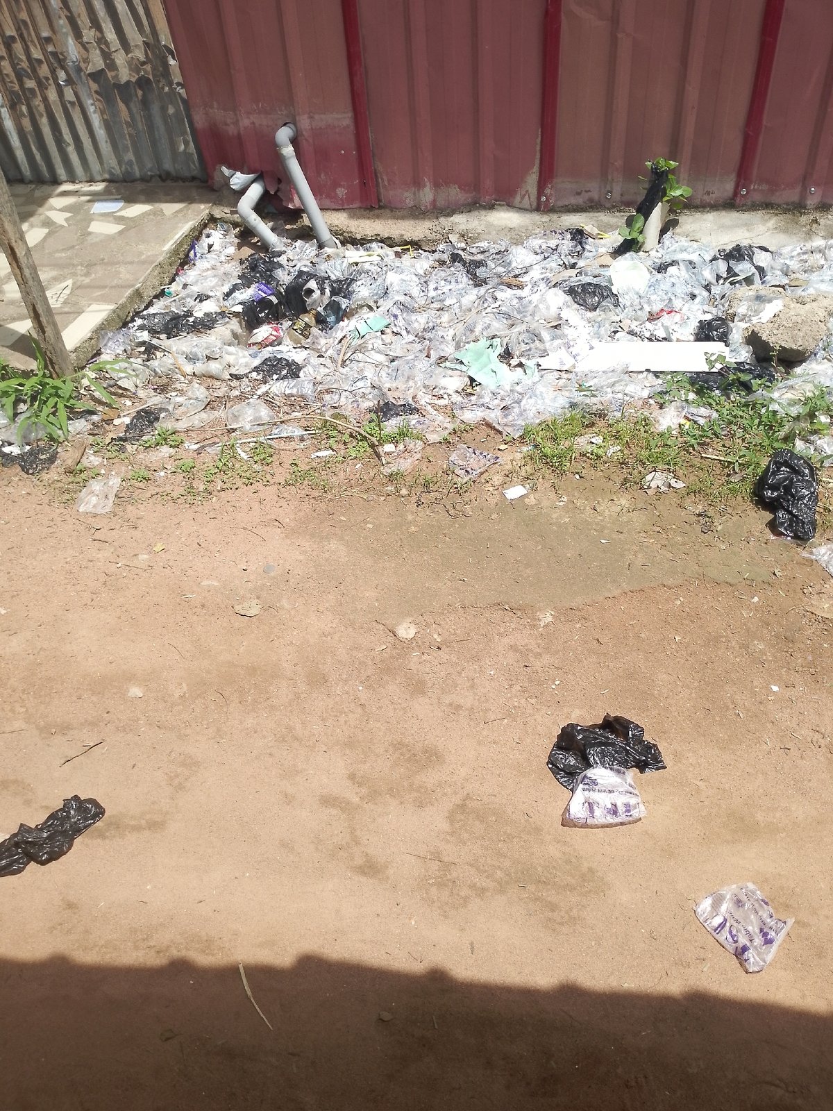 Urban debris and cluttered spaces documented across multiple locations