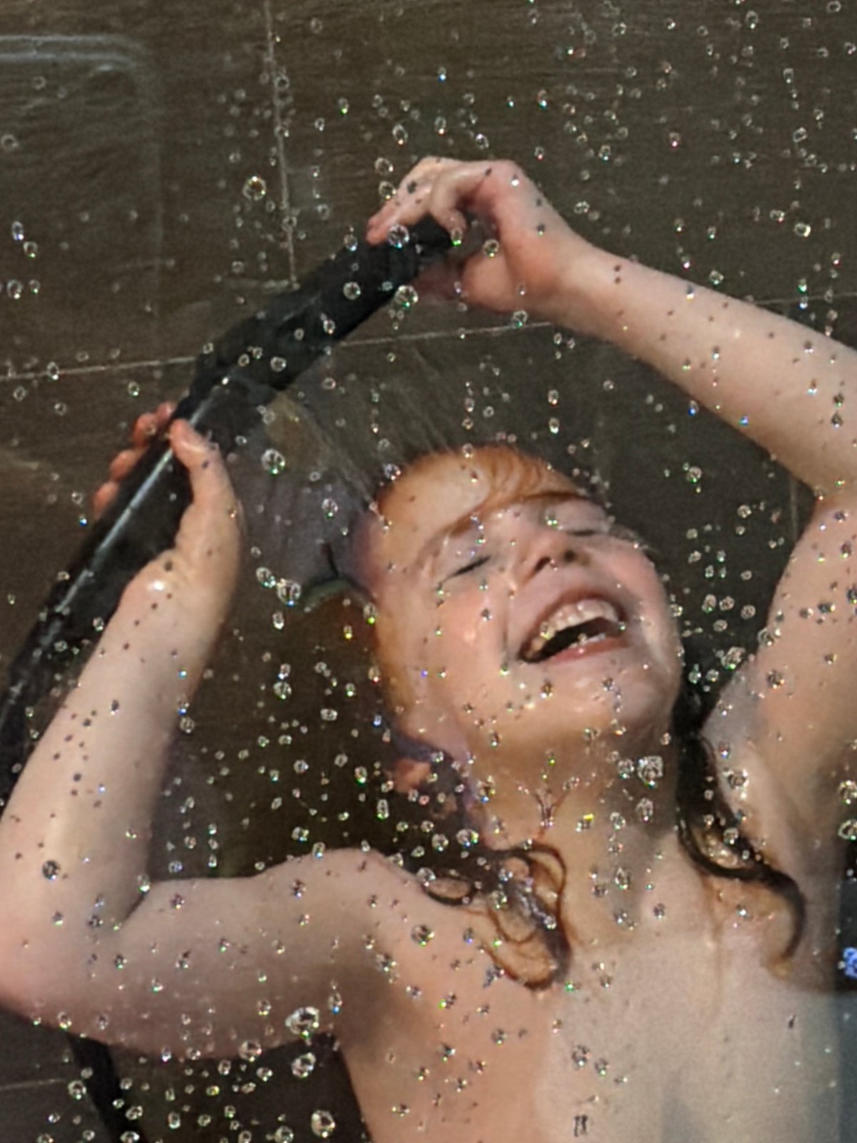 Domestic moments with red-haired child captured in Perm, Russia