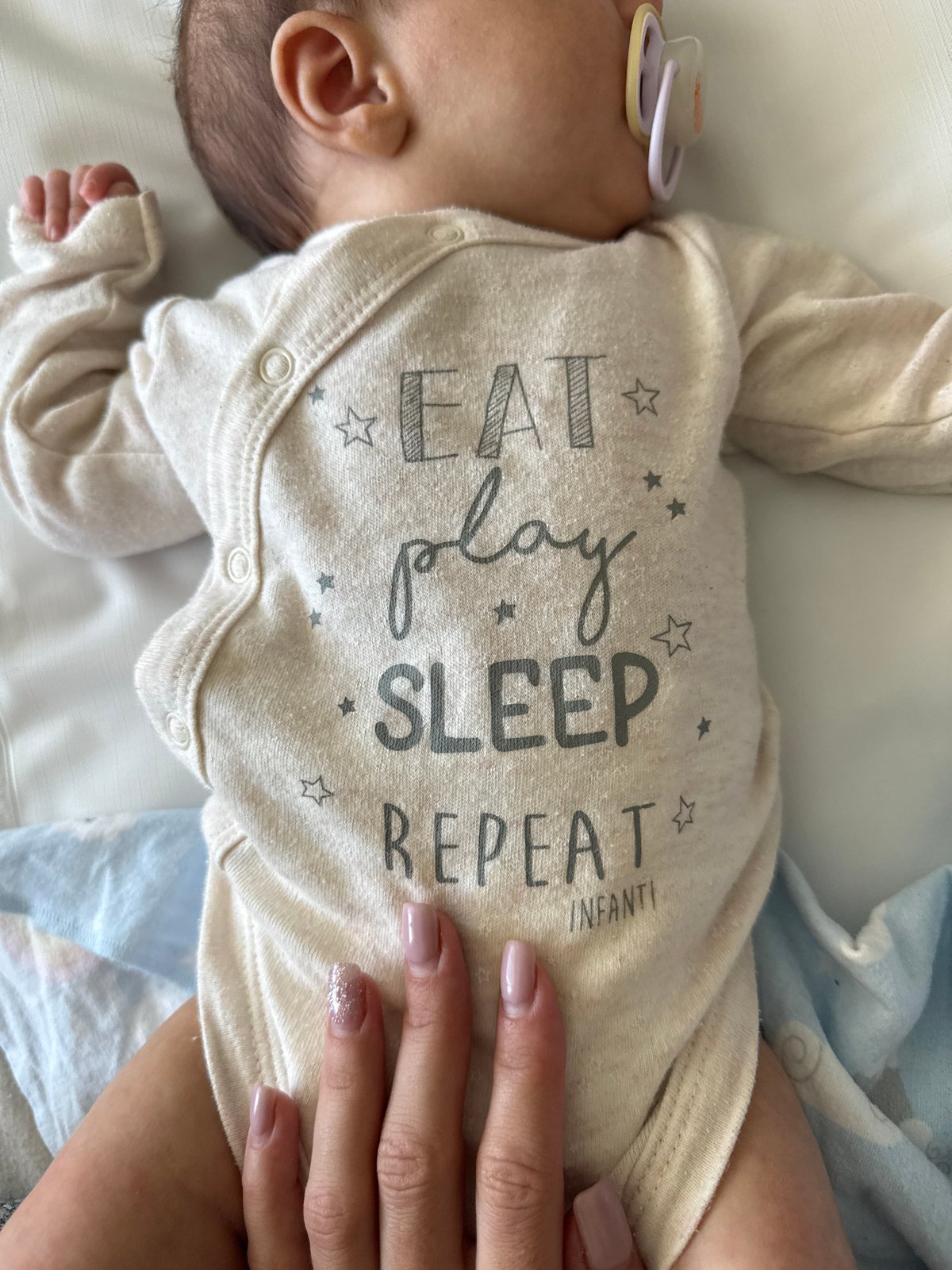 Baby's morning playtime captured in Sofia bedroom